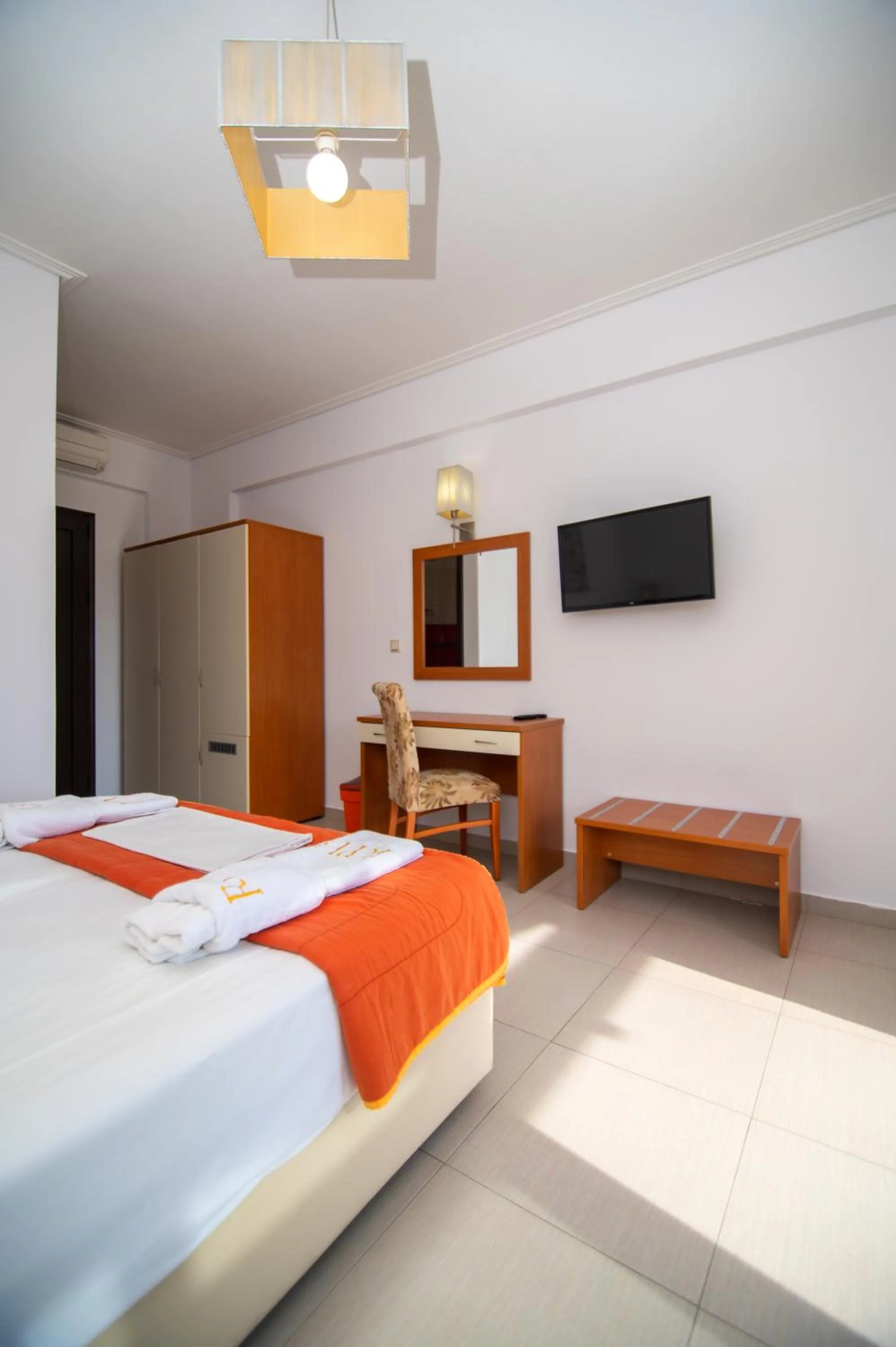 Bed in Riviera Perdika Hotel