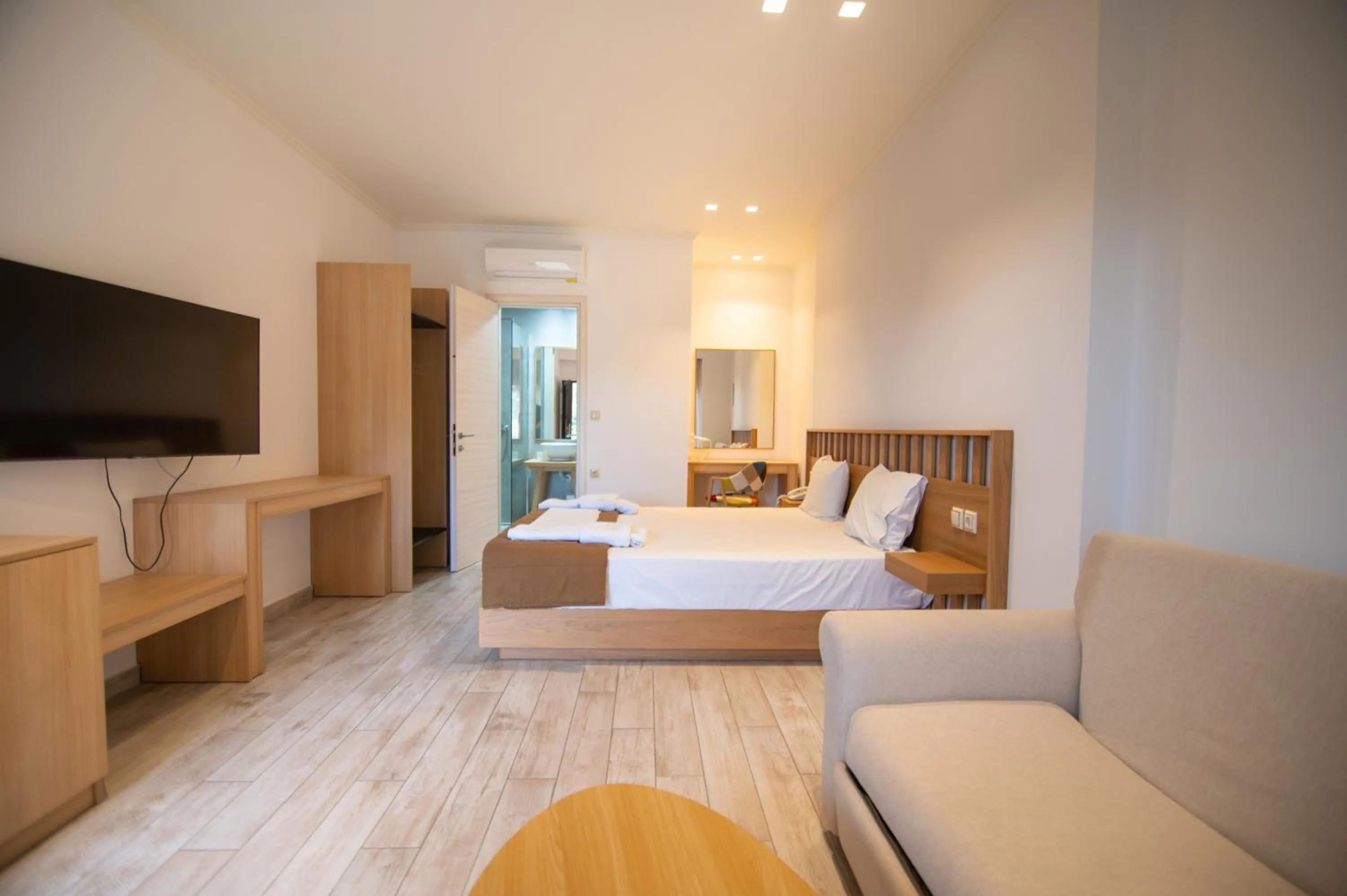 Bed in Riviera Perdika Hotel