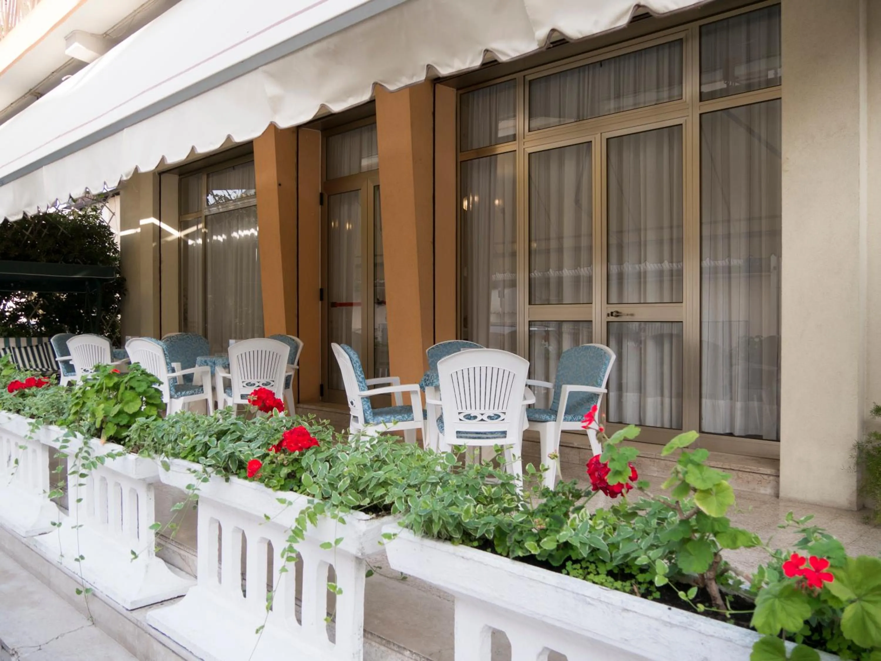 Patio in Hotel Casa Mia