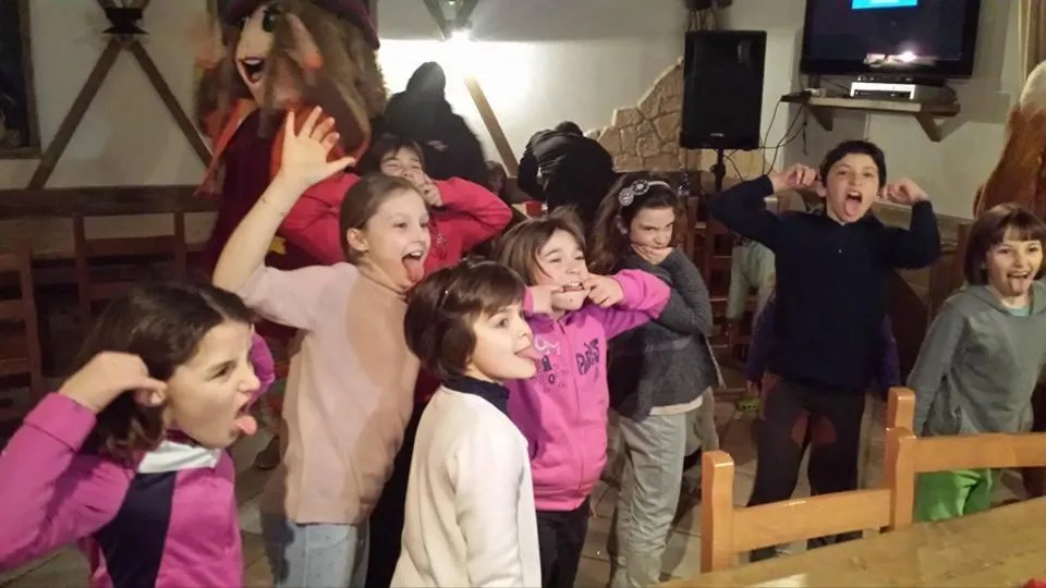 Communal lounge/ TV room in Hotel Vittoria