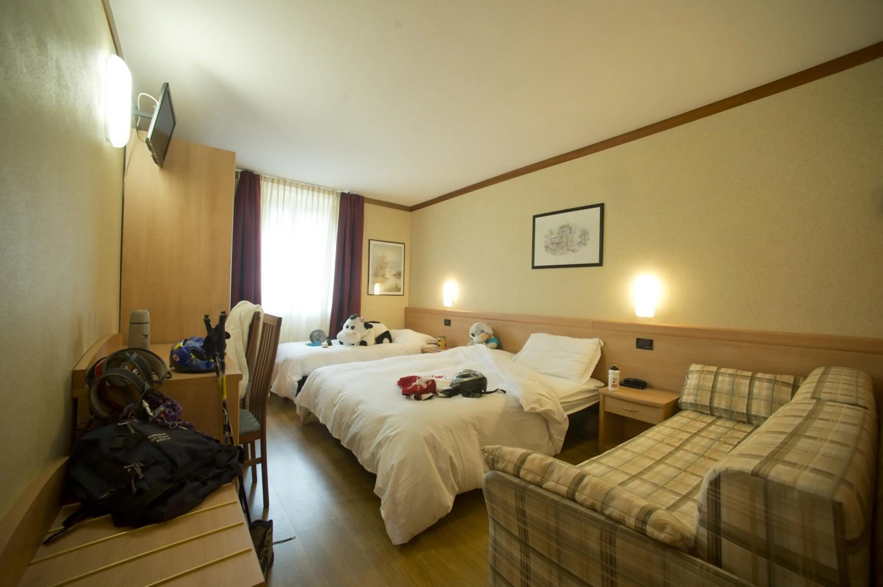 Bed in Hotel Vittoria