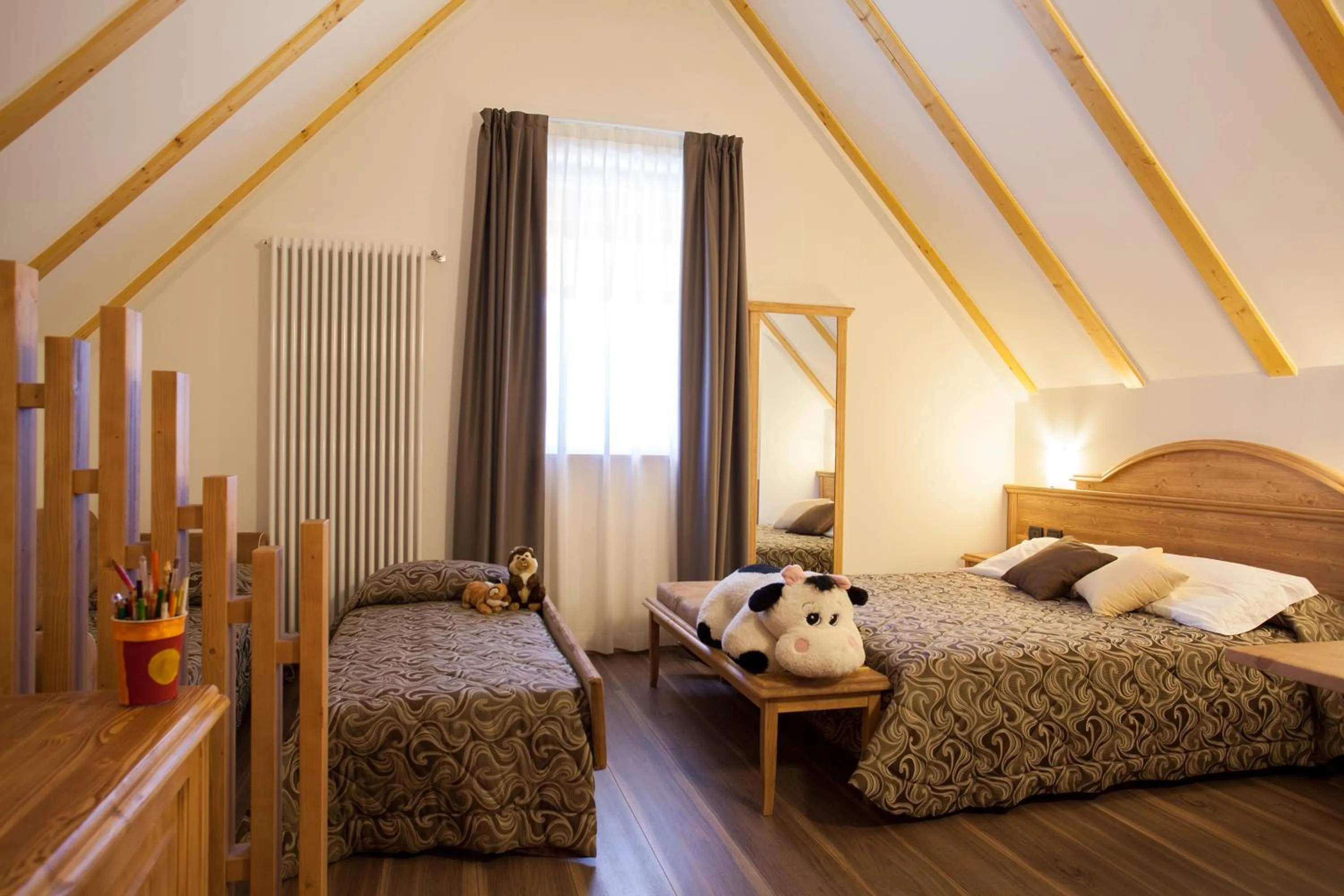 Bed in Hotel Vittoria