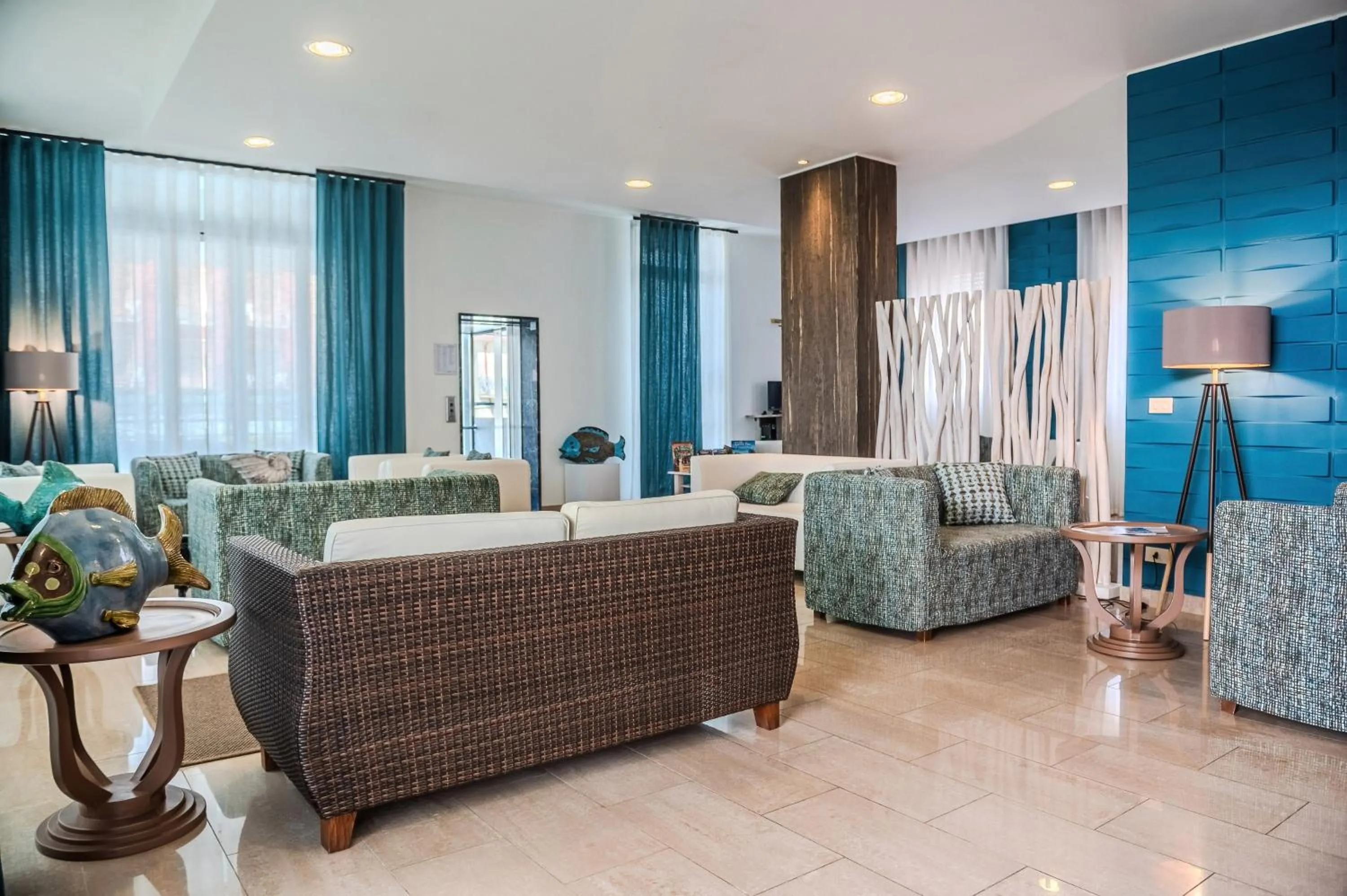 Lobby or reception in Hotel Orizzonte