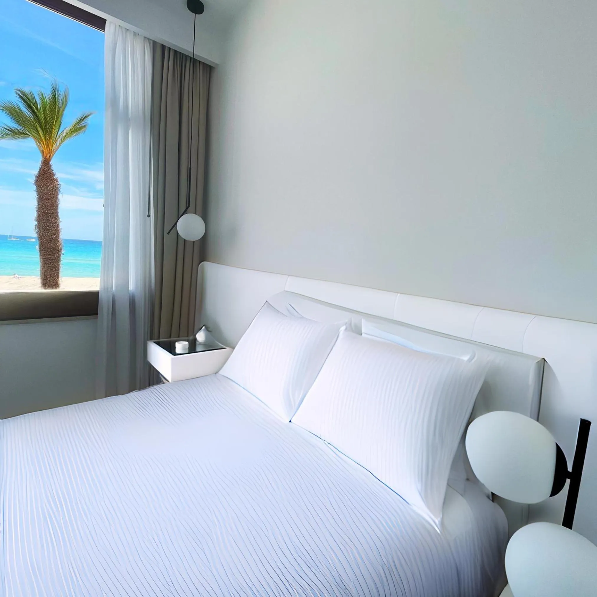 Bed in Hotel Egitarso Sul Mare