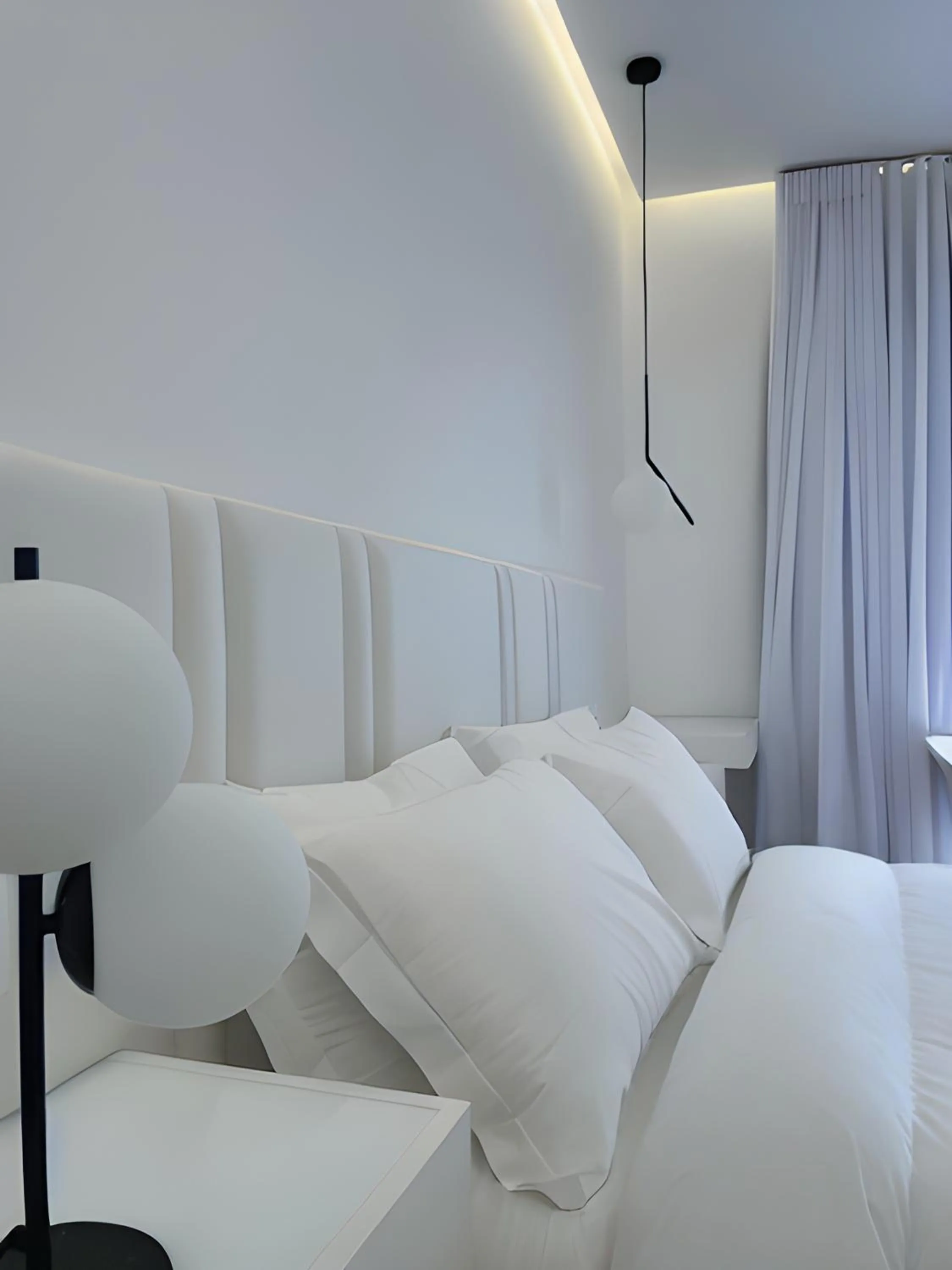 Bed in Hotel Egitarso Sul Mare