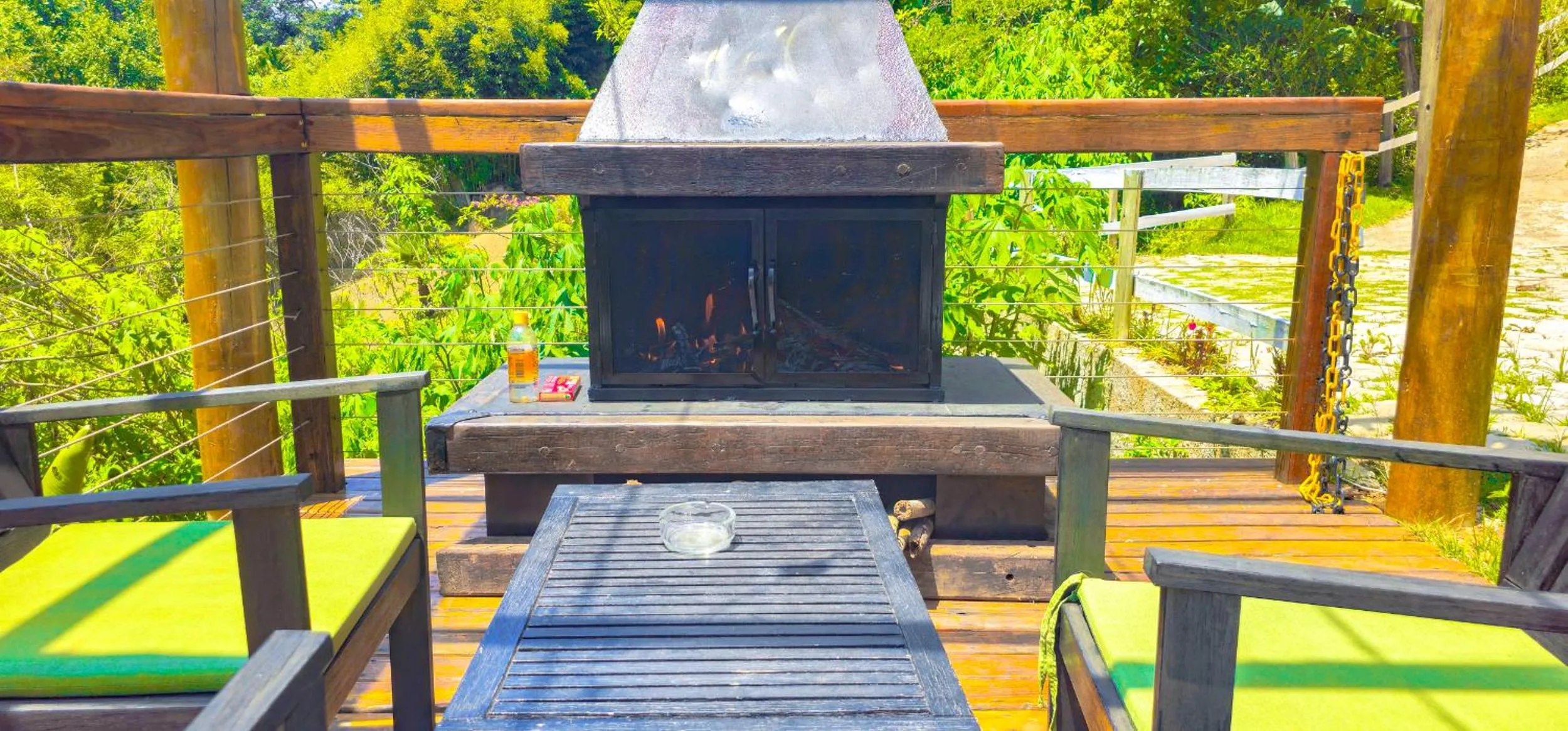 Garden in Cores e Flores da Serra Pousada by Concavus