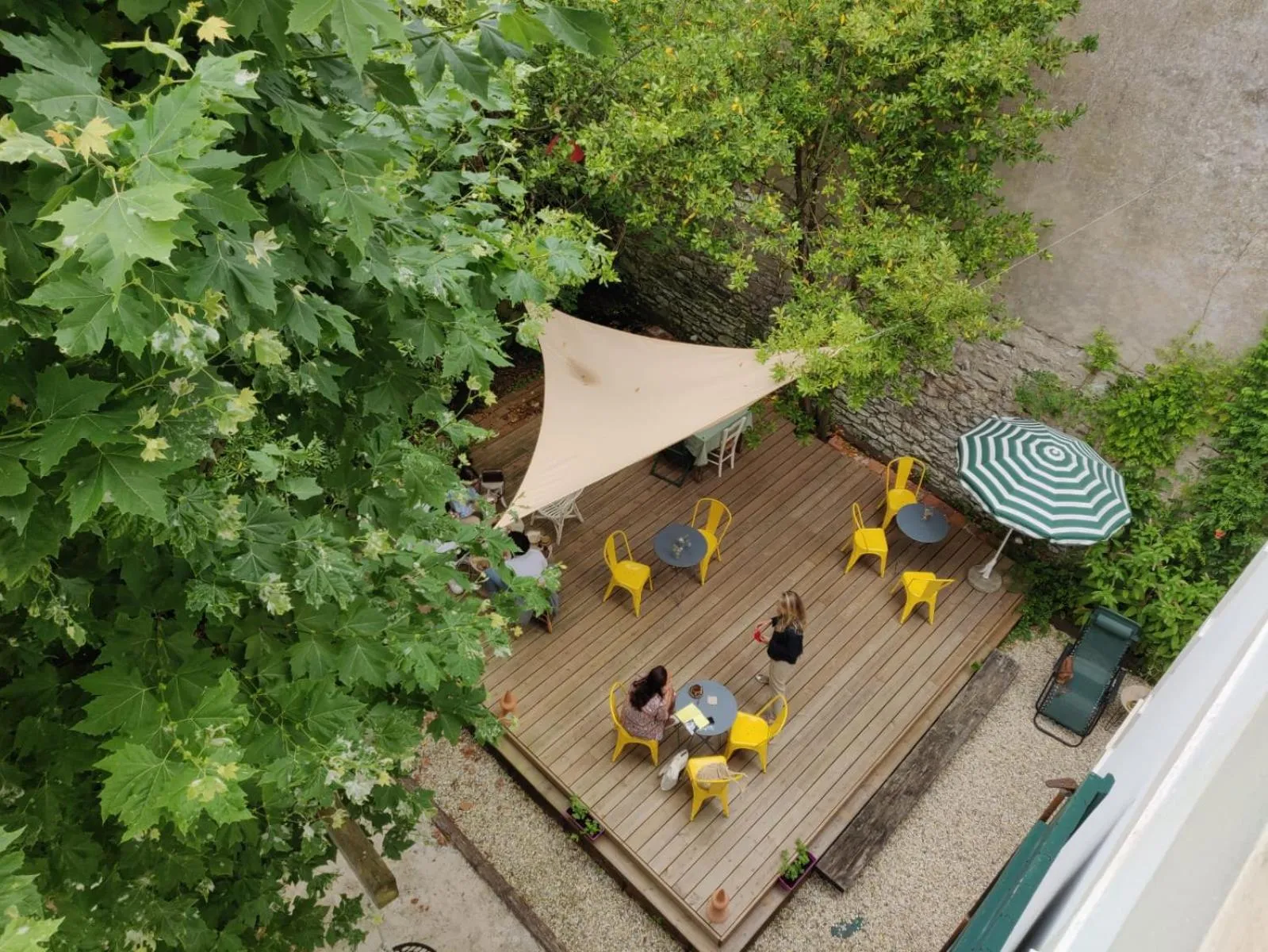Patio in Saint Charles Hôtel & Coliving Biarritz