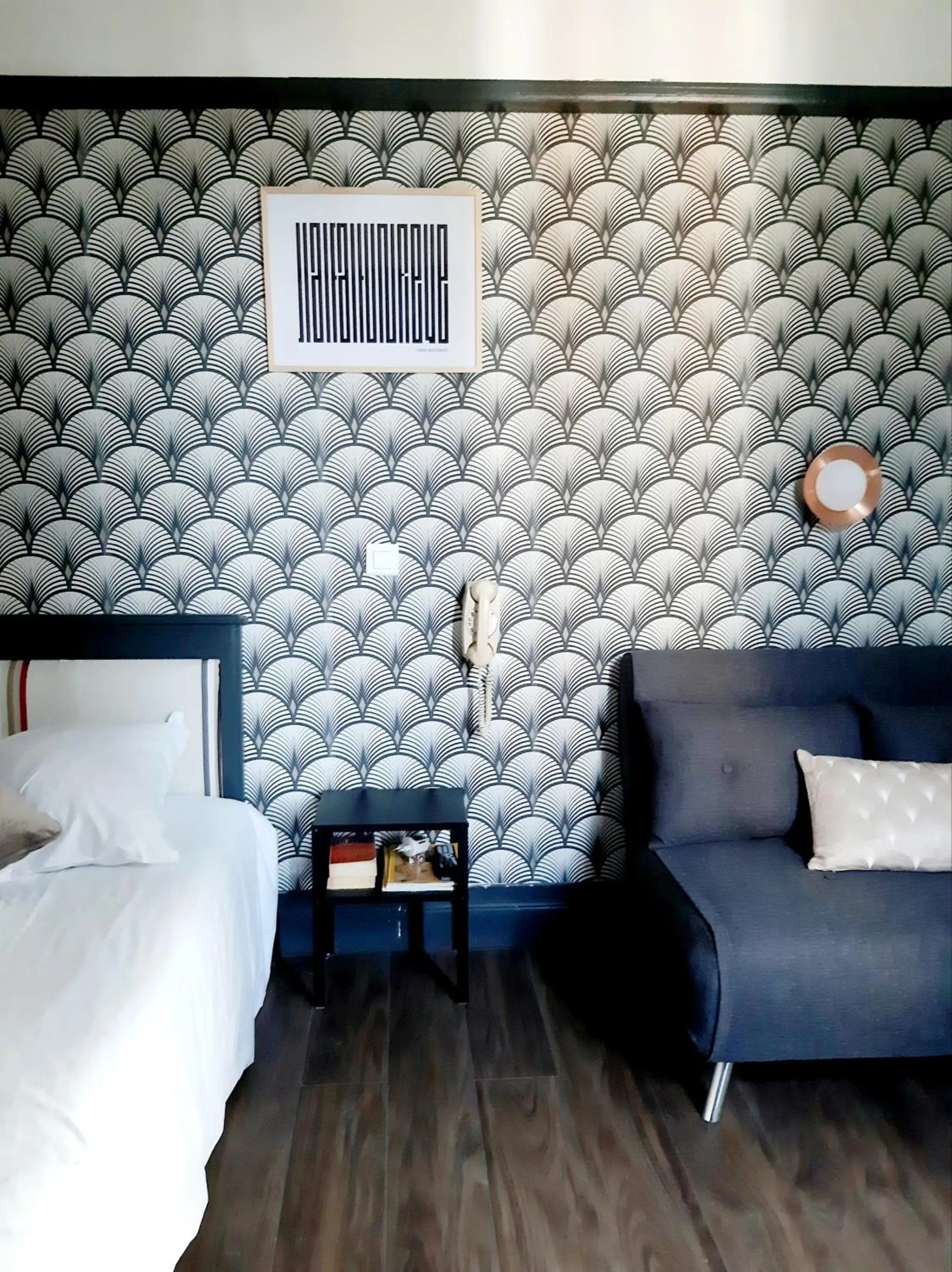 Bedroom, Bed in Saint Charles Hôtel & Coliving Biarritz