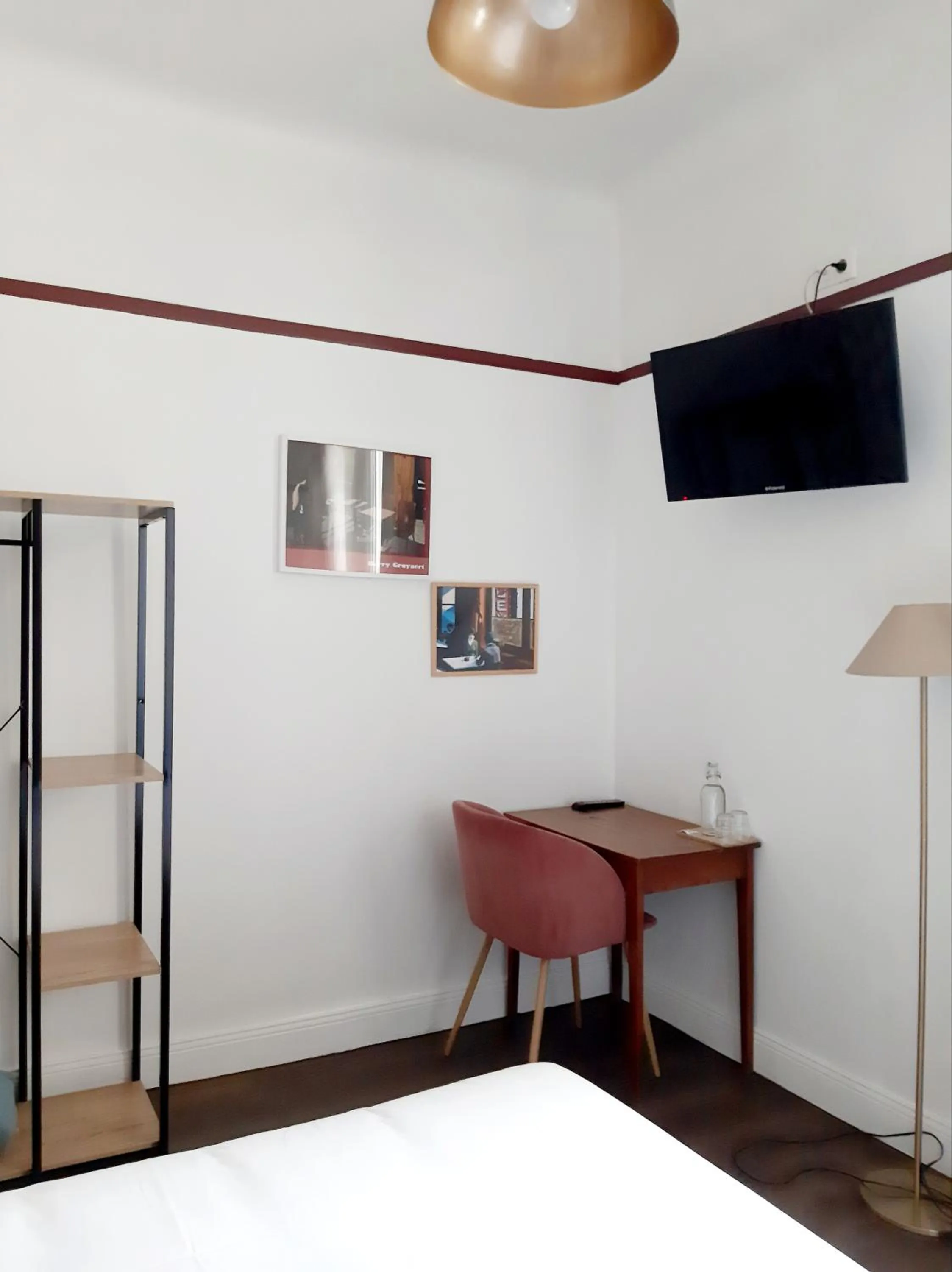 Seating area, Bed in Saint Charles Hôtel & Coliving Biarritz