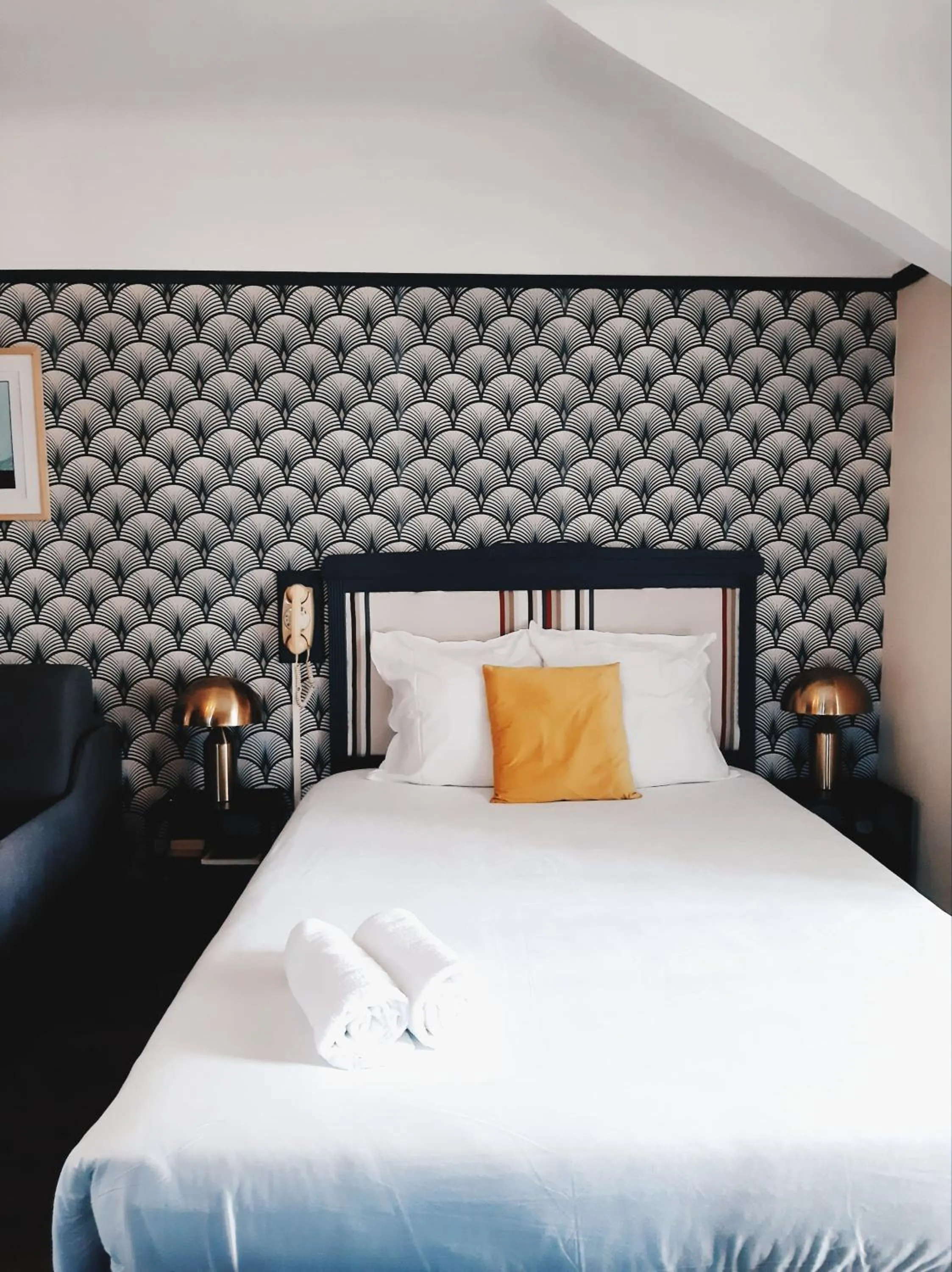 Bedroom, Bed in Saint Charles Hôtel & Coliving Biarritz