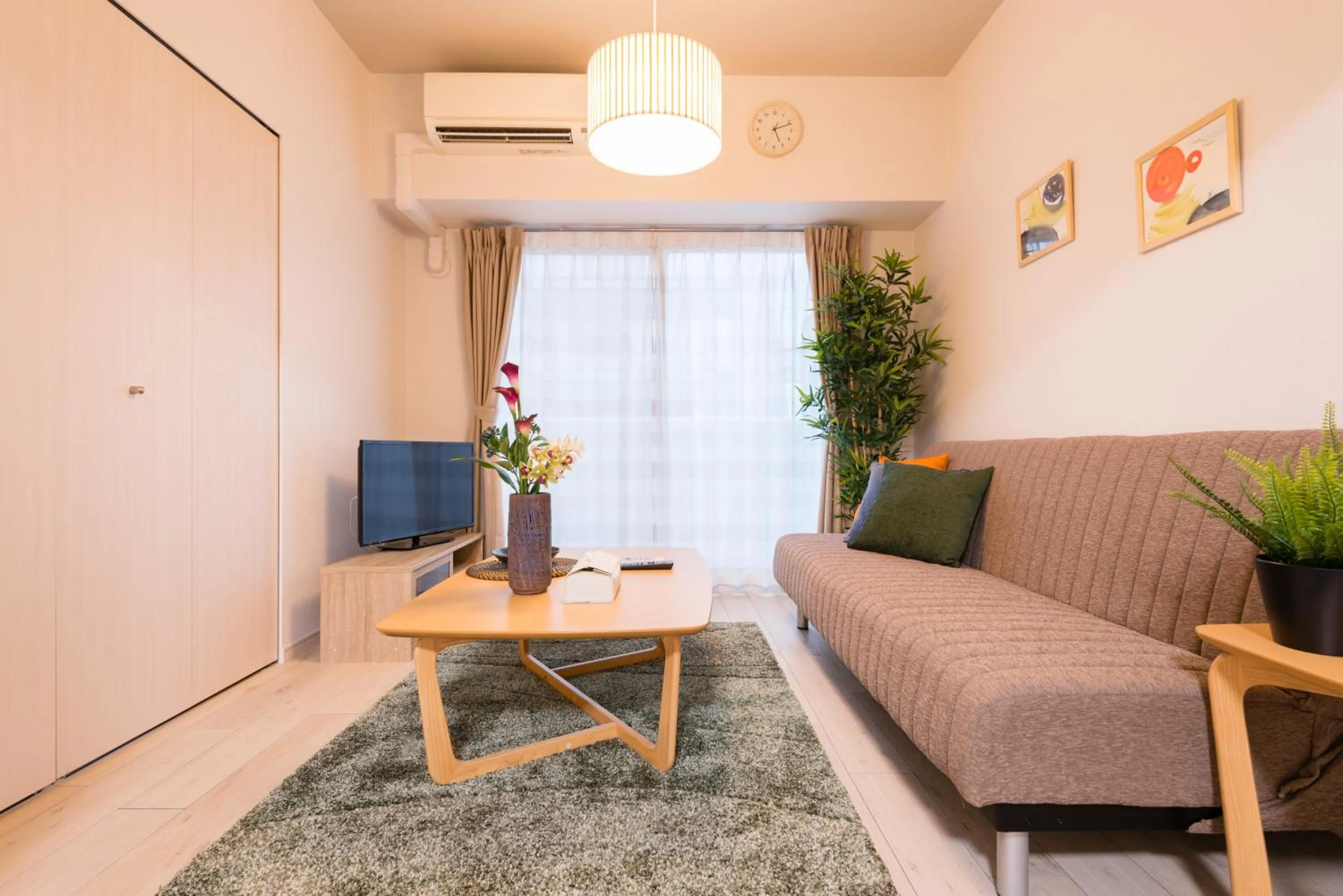 Living room in Forestay Shinsaibashi