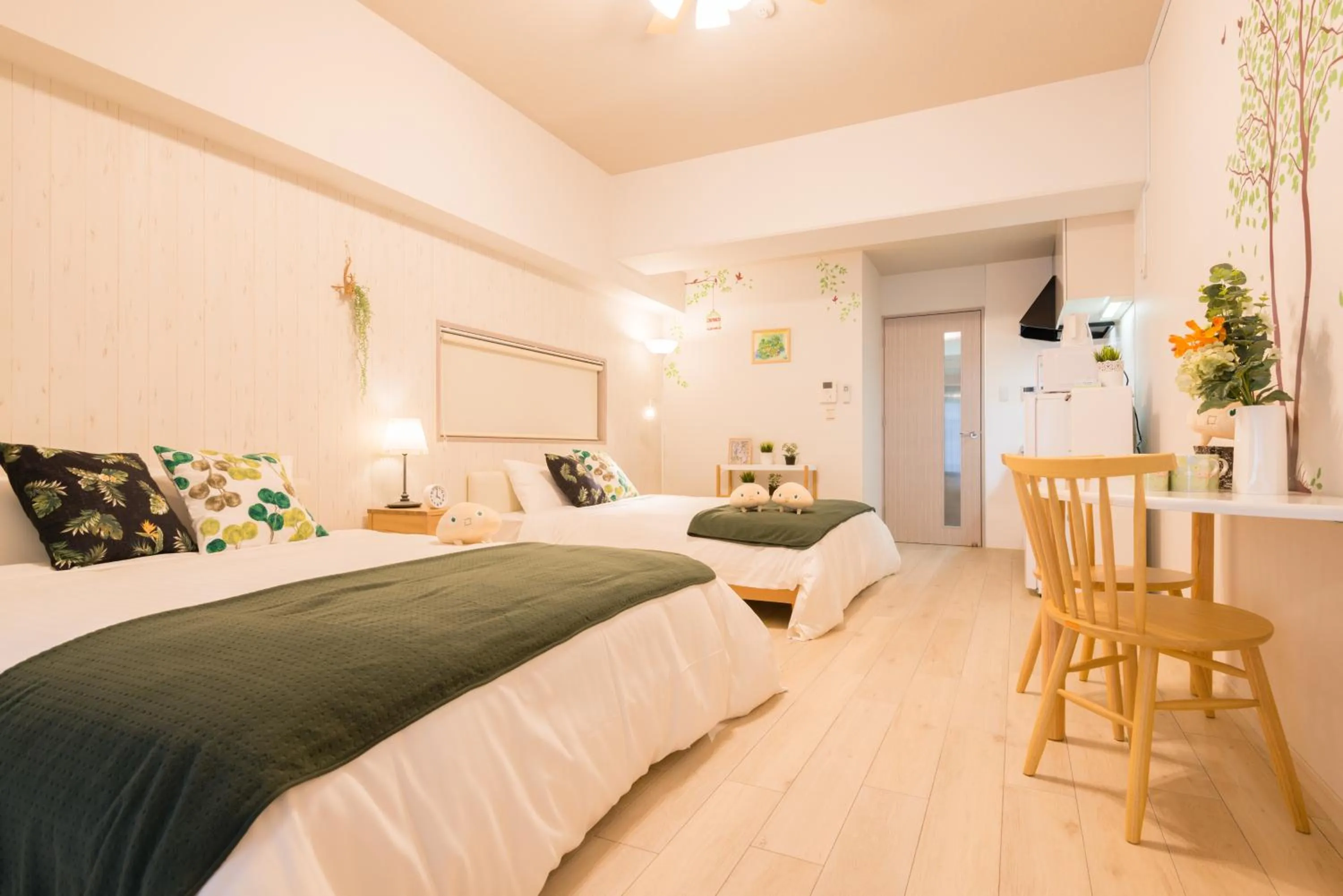 Bedroom, Bed in Forestay Shinsaibashi