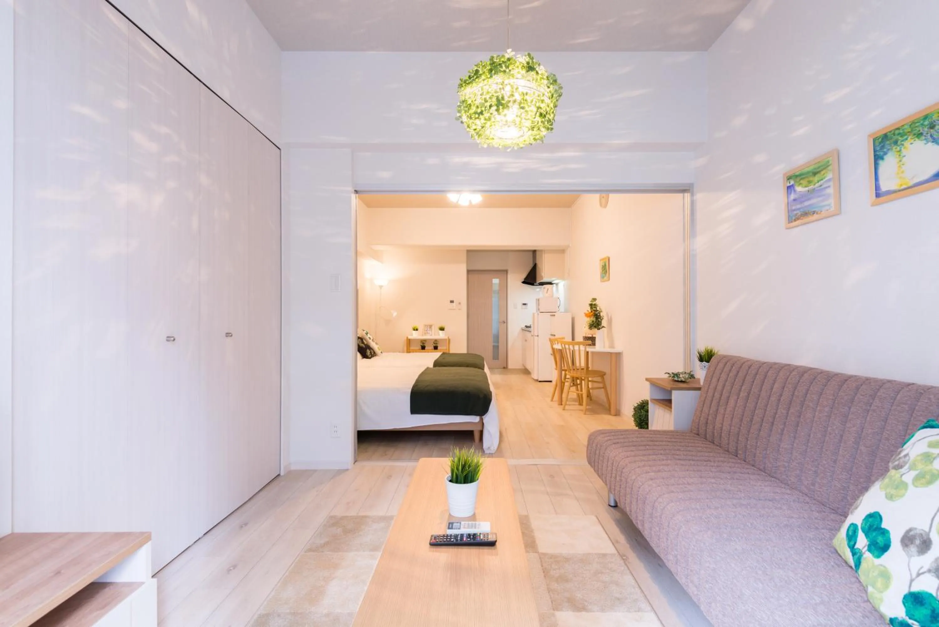 Living room in Forestay Shinsaibashi