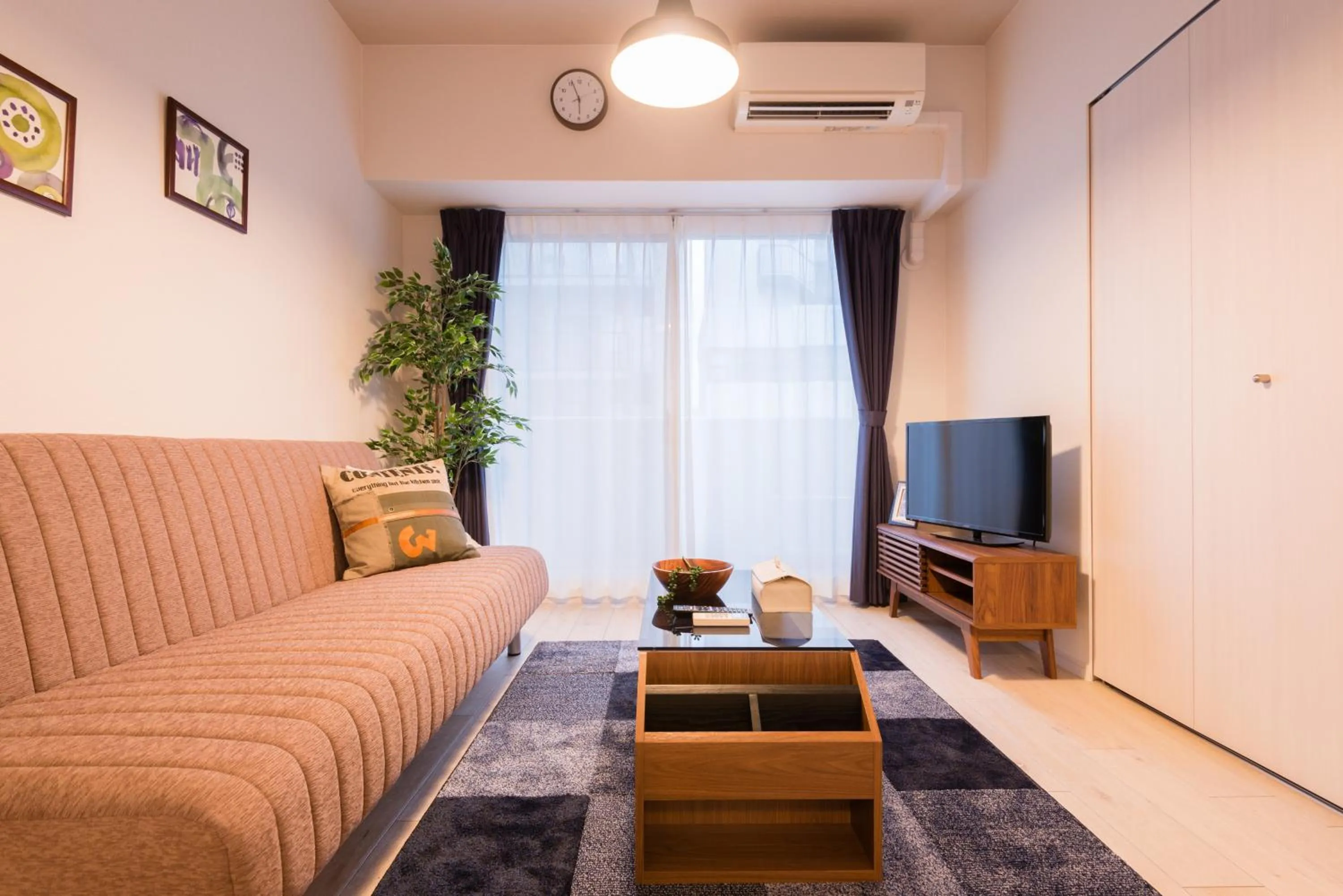 Living room in Forestay Shinsaibashi