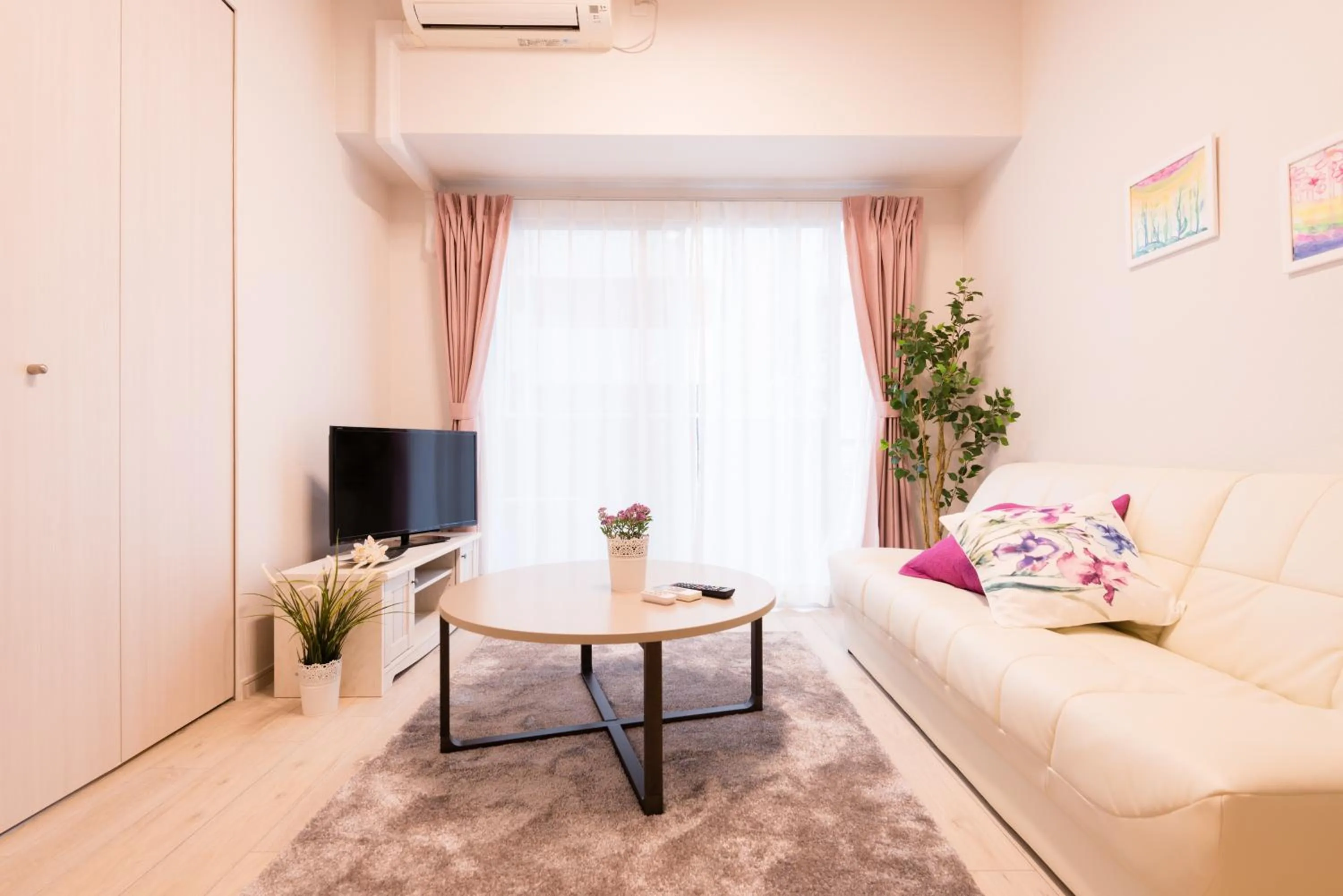 Living room in Forestay Shinsaibashi