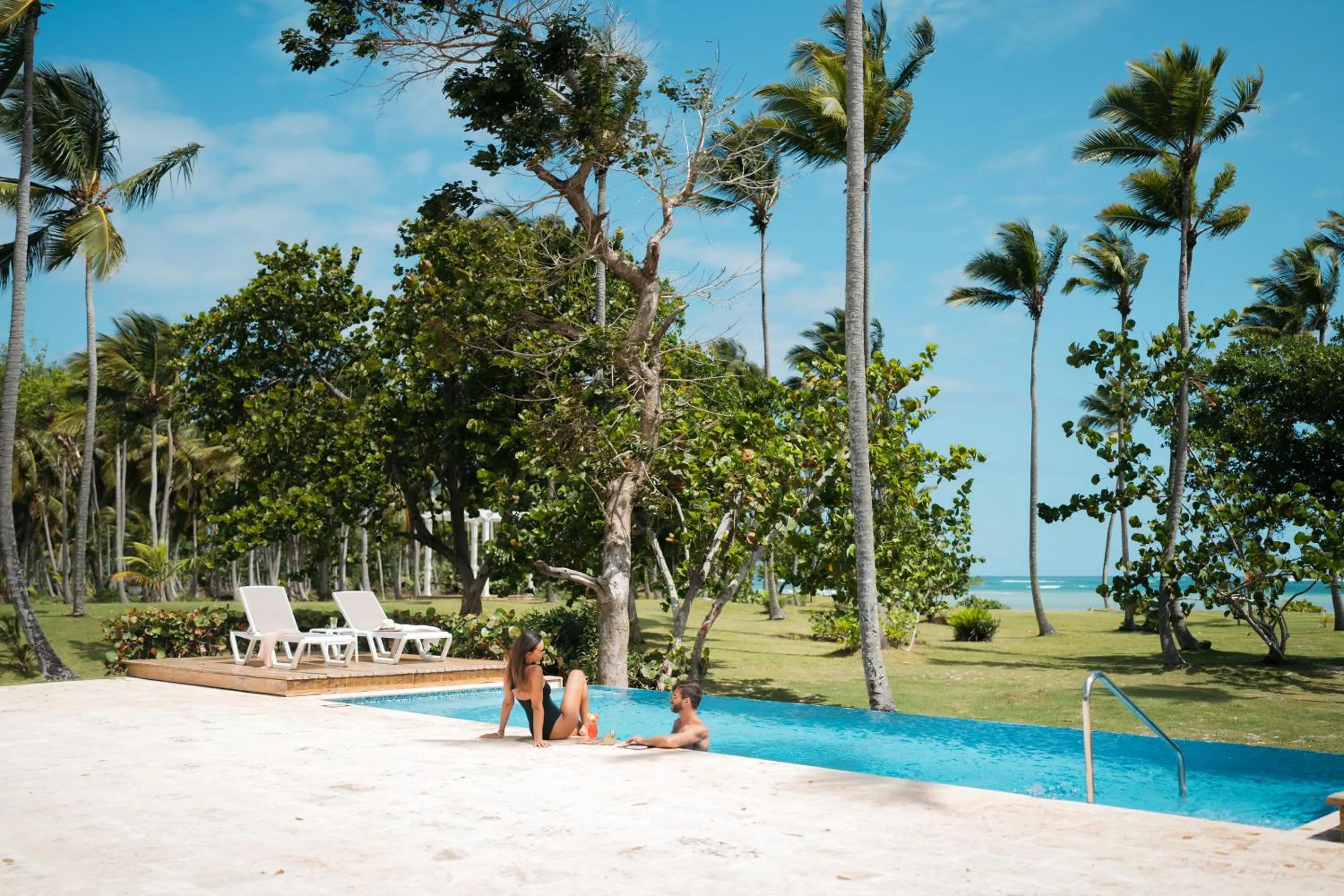 Pool view in Wyndham Alltra Samana All Inclusive Resort
