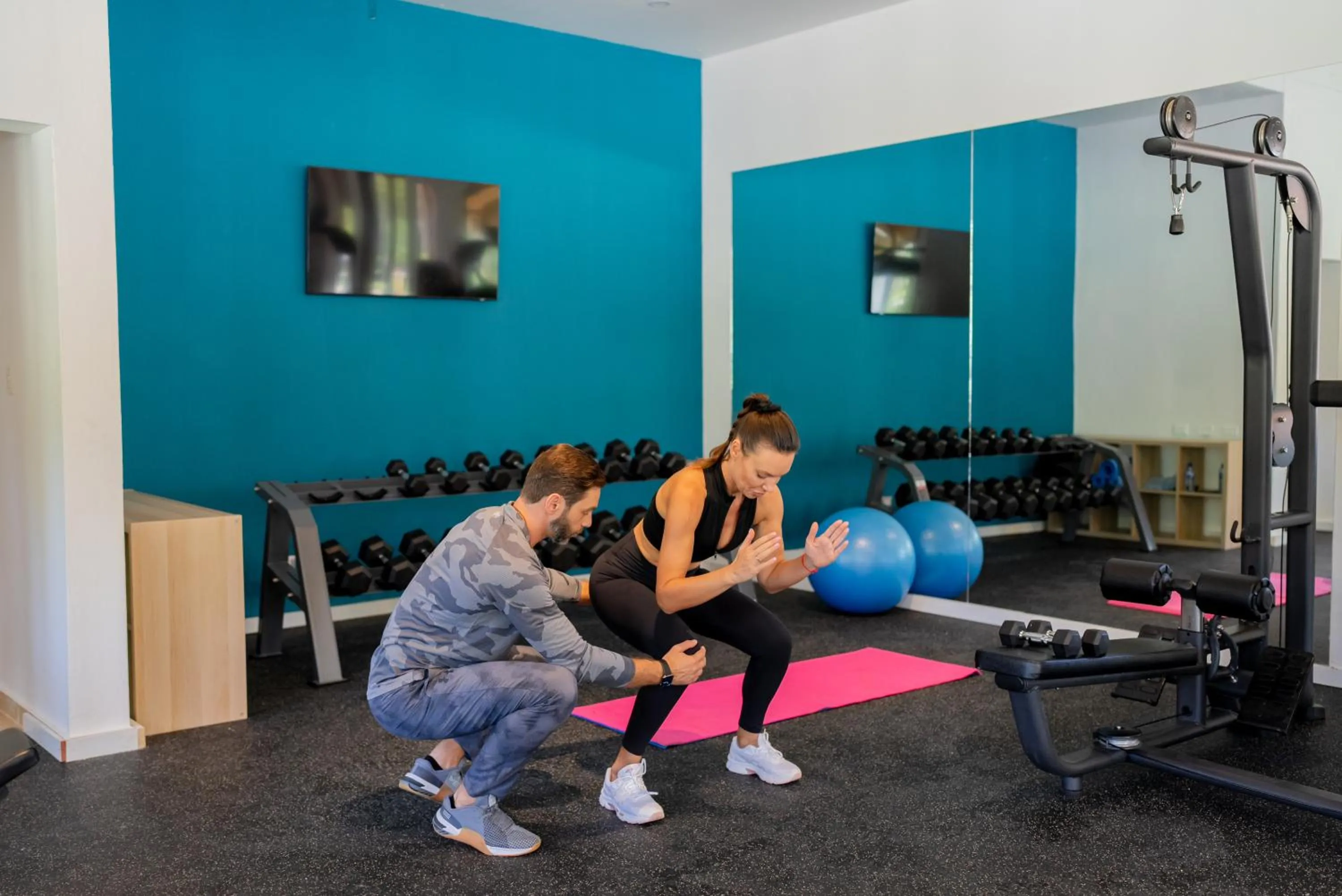 Fitness centre/facilities in Wyndham Alltra Samana All Inclusive Resort