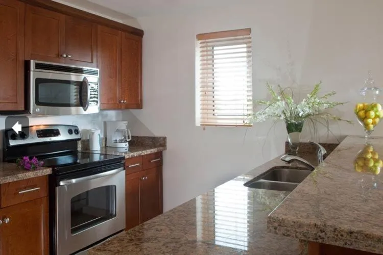 Kitchen or kitchenette in Hotel La Vista Azul