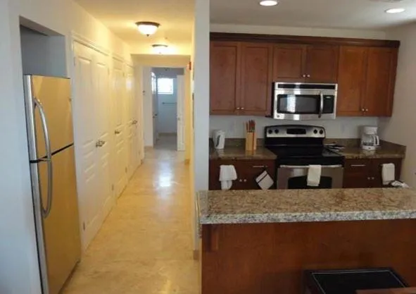 Kitchen or kitchenette in Hotel La Vista Azul