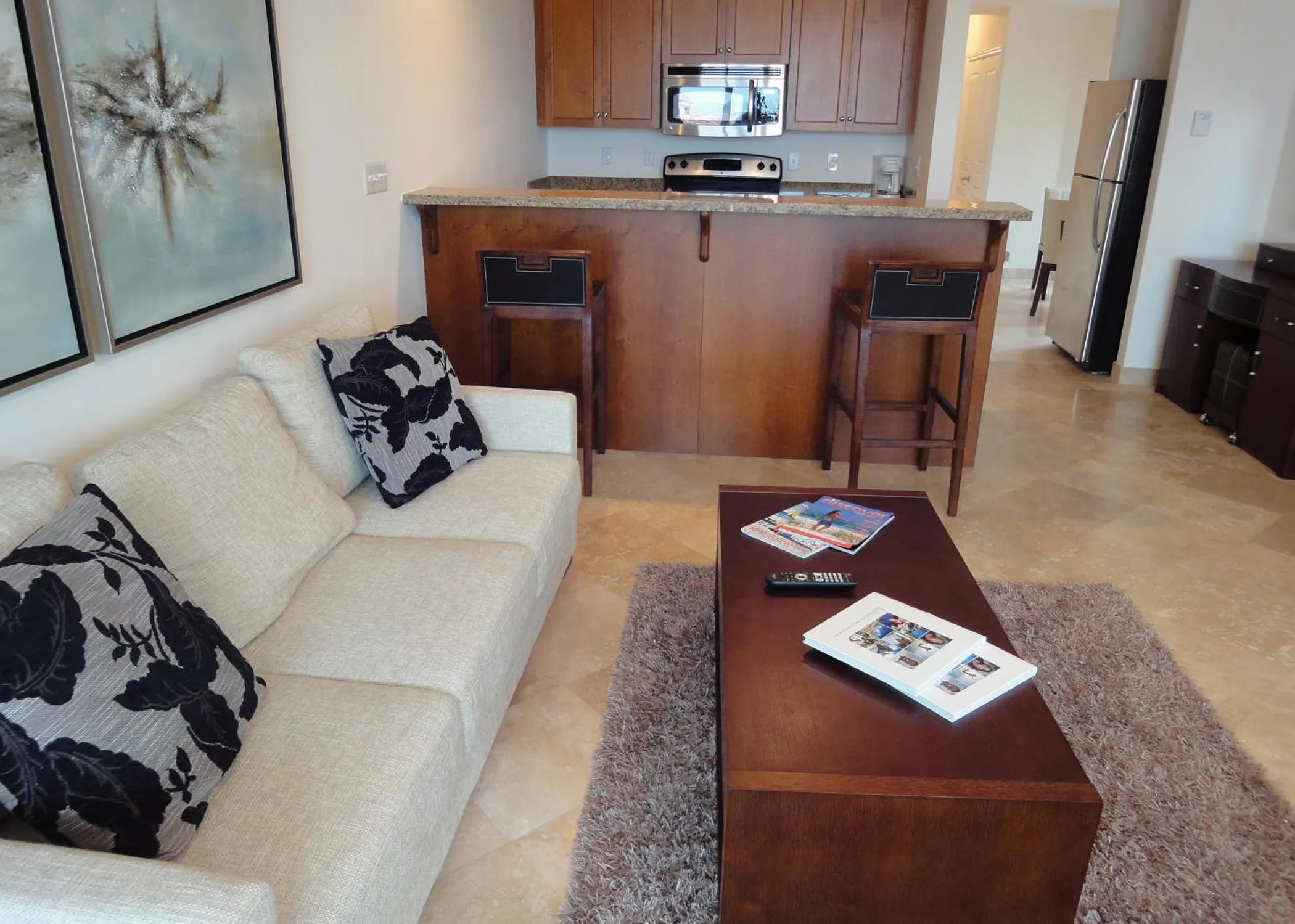 Living room in Hotel La Vista Azul