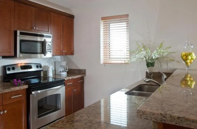 Kitchen or kitchenette in Hotel La Vista Azul