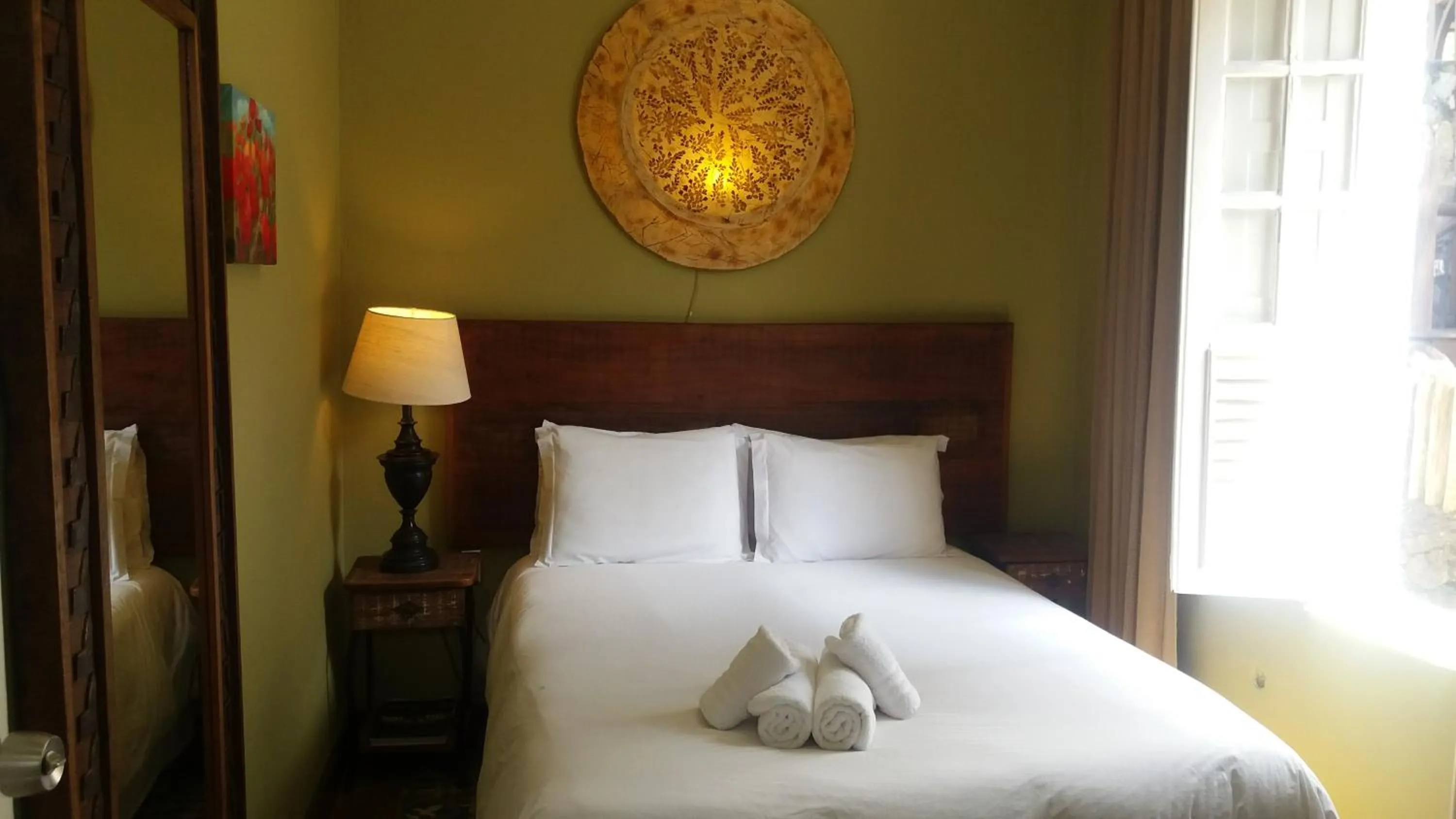 Bed in Pousada Papyrus