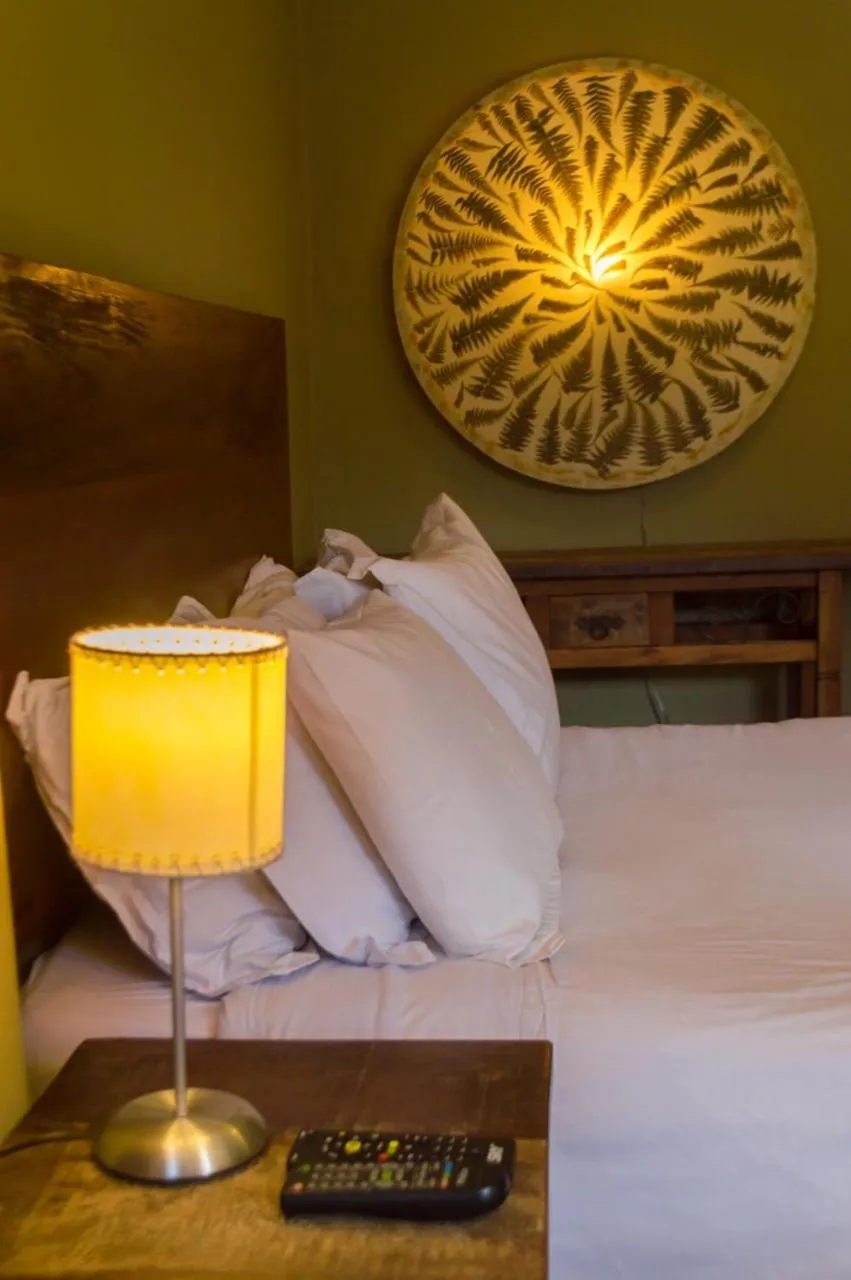 Bed in Pousada Papyrus