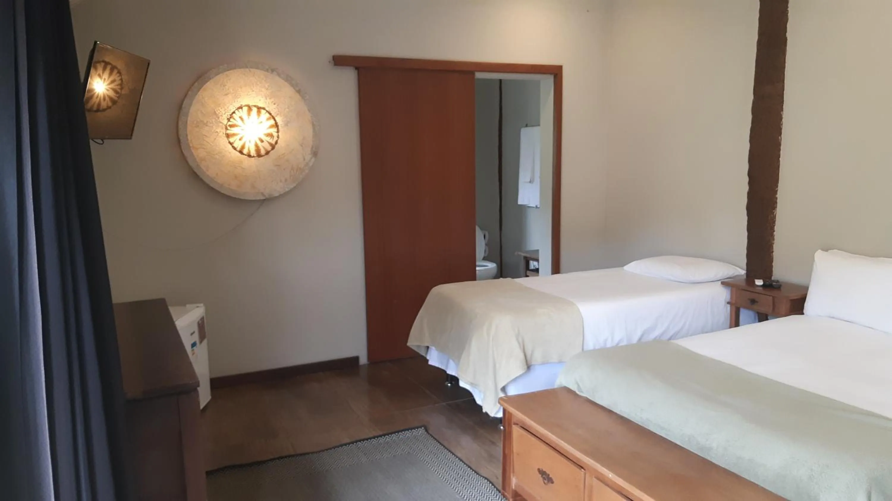 Bed in Pousada Papyrus