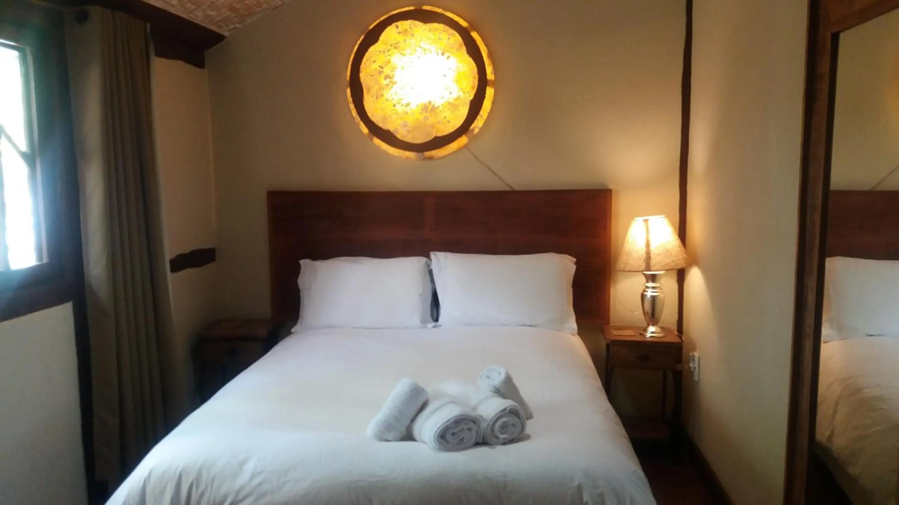 Bed in Pousada Papyrus