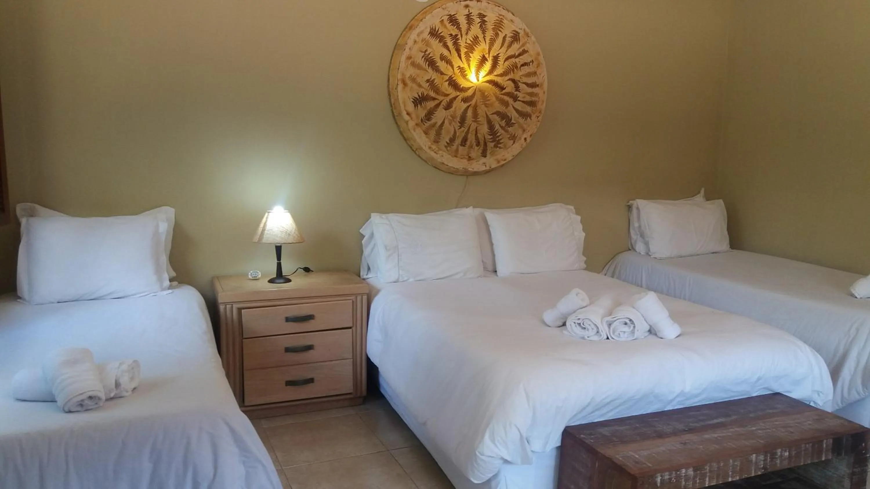 Bed in Pousada Papyrus