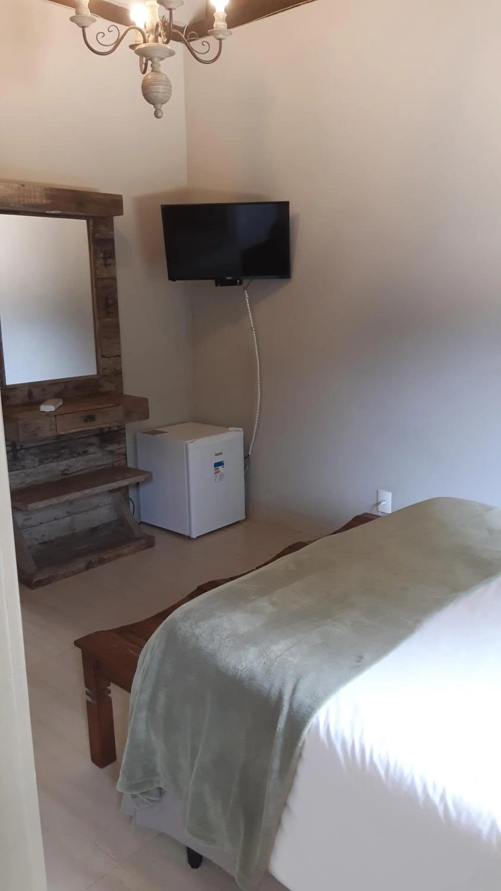 Bed in Pousada Papyrus