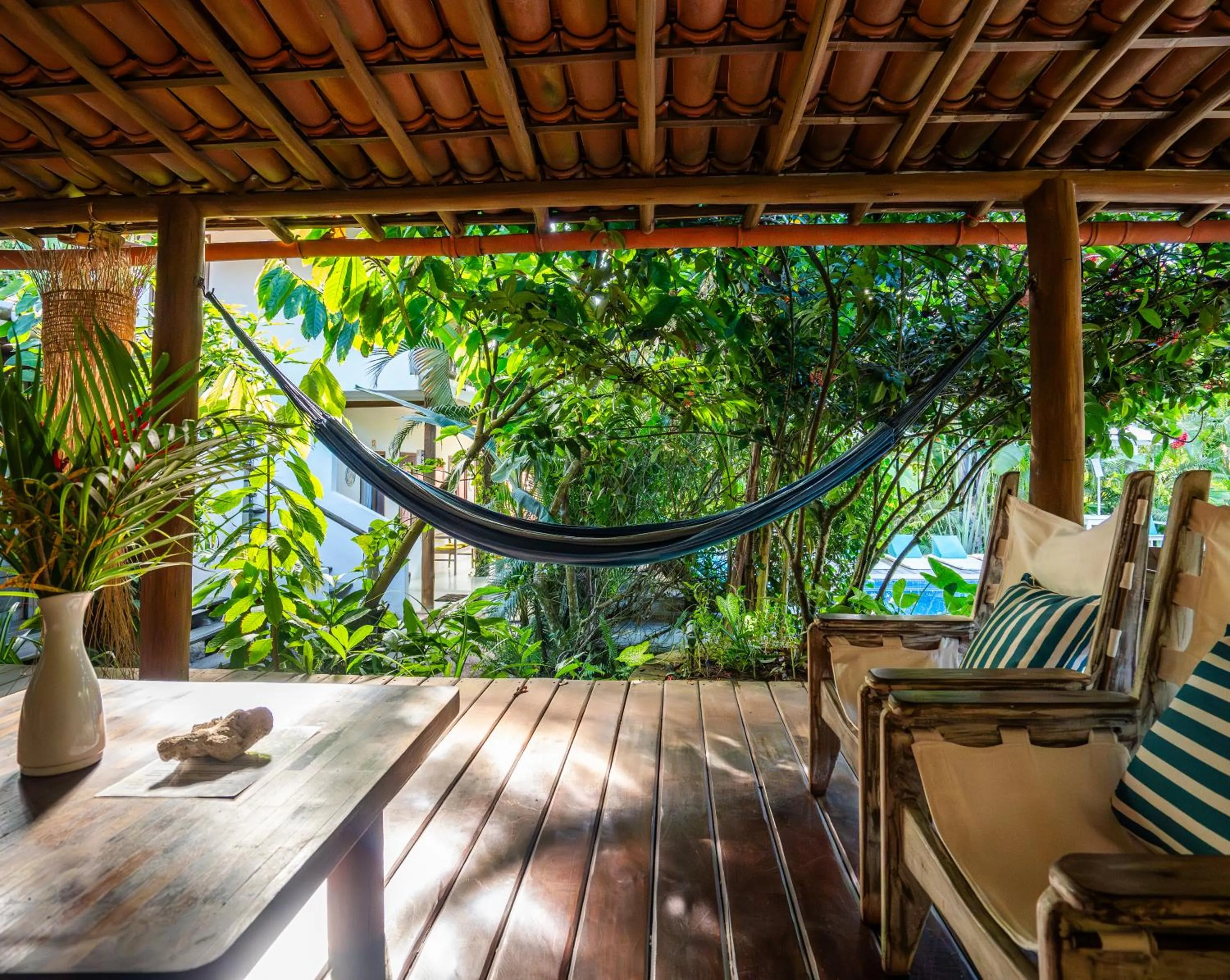 Swimming pool in Pousada Jardim Das Margaridas