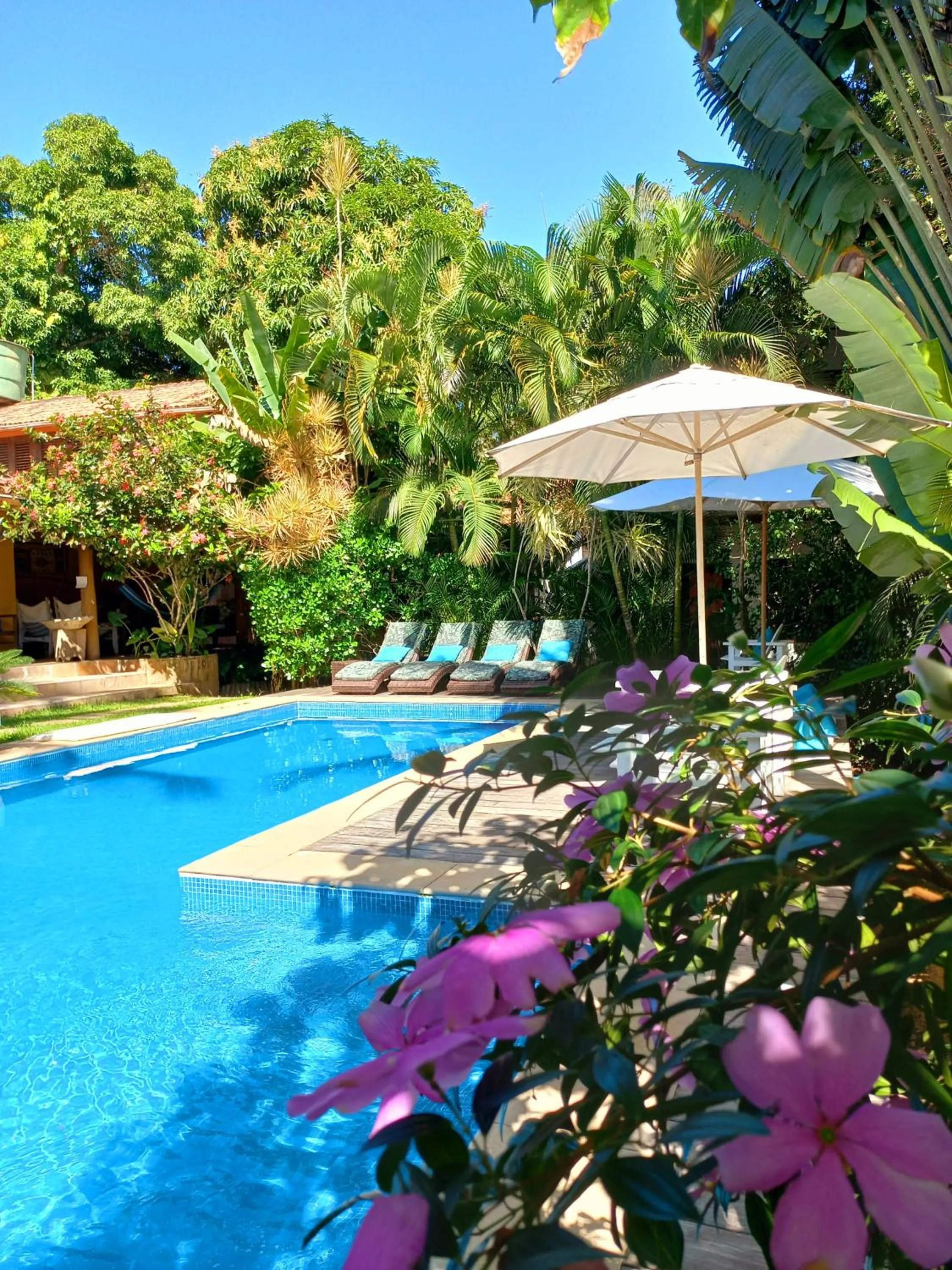 Swimming pool in Pousada Jardim Das Margaridas