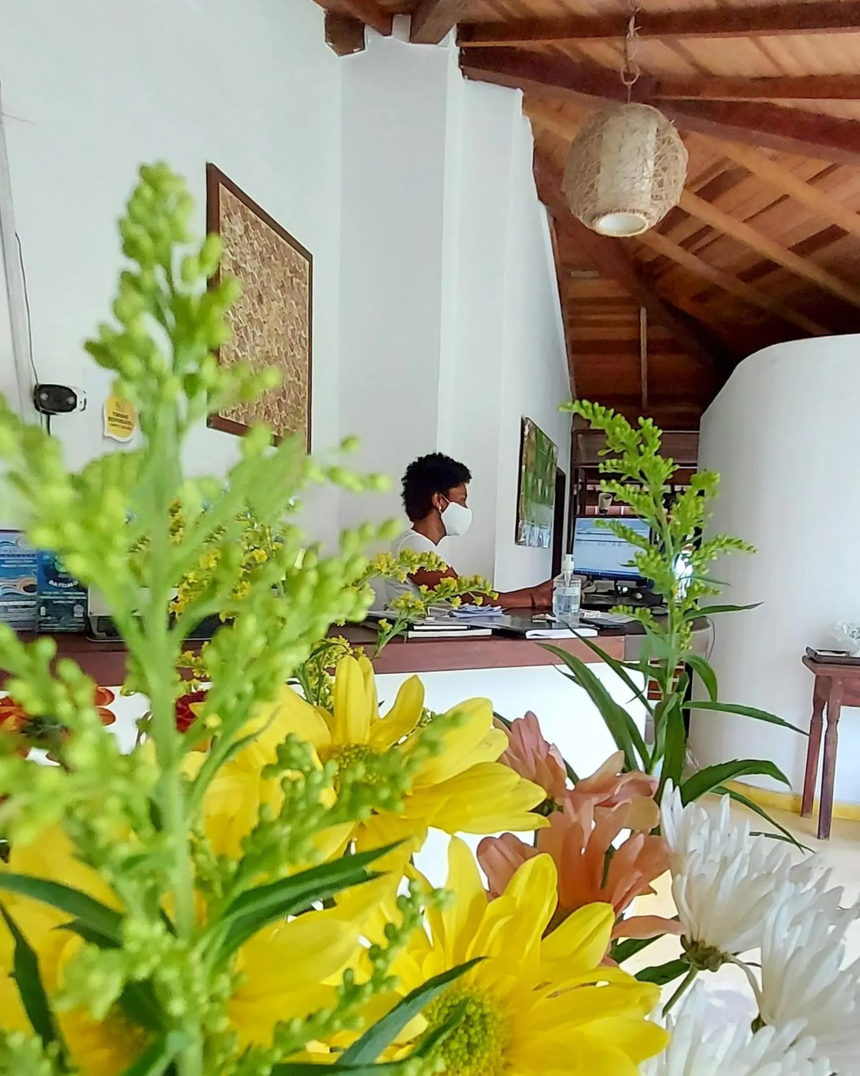 Lobby or reception in Pousada Jardim Das Margaridas