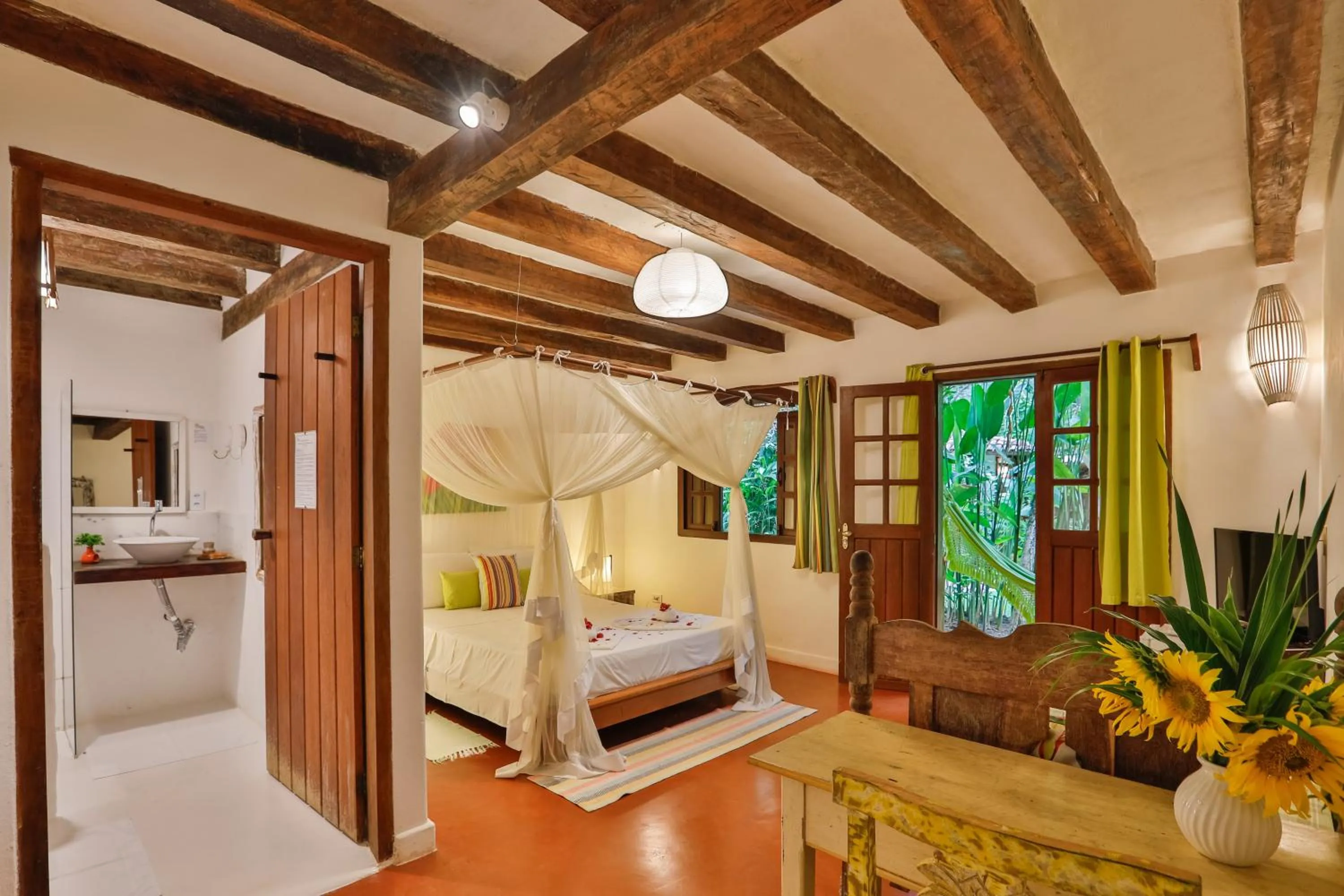 Photo of the whole room, Bed in Pousada Jardim Das Margaridas