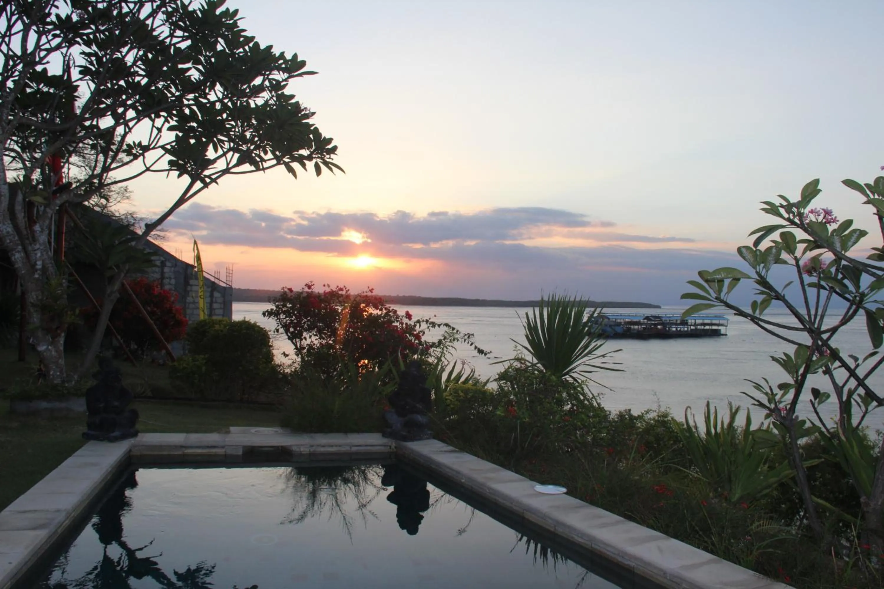 Sunset in Agung View Villa, Nusa Penida