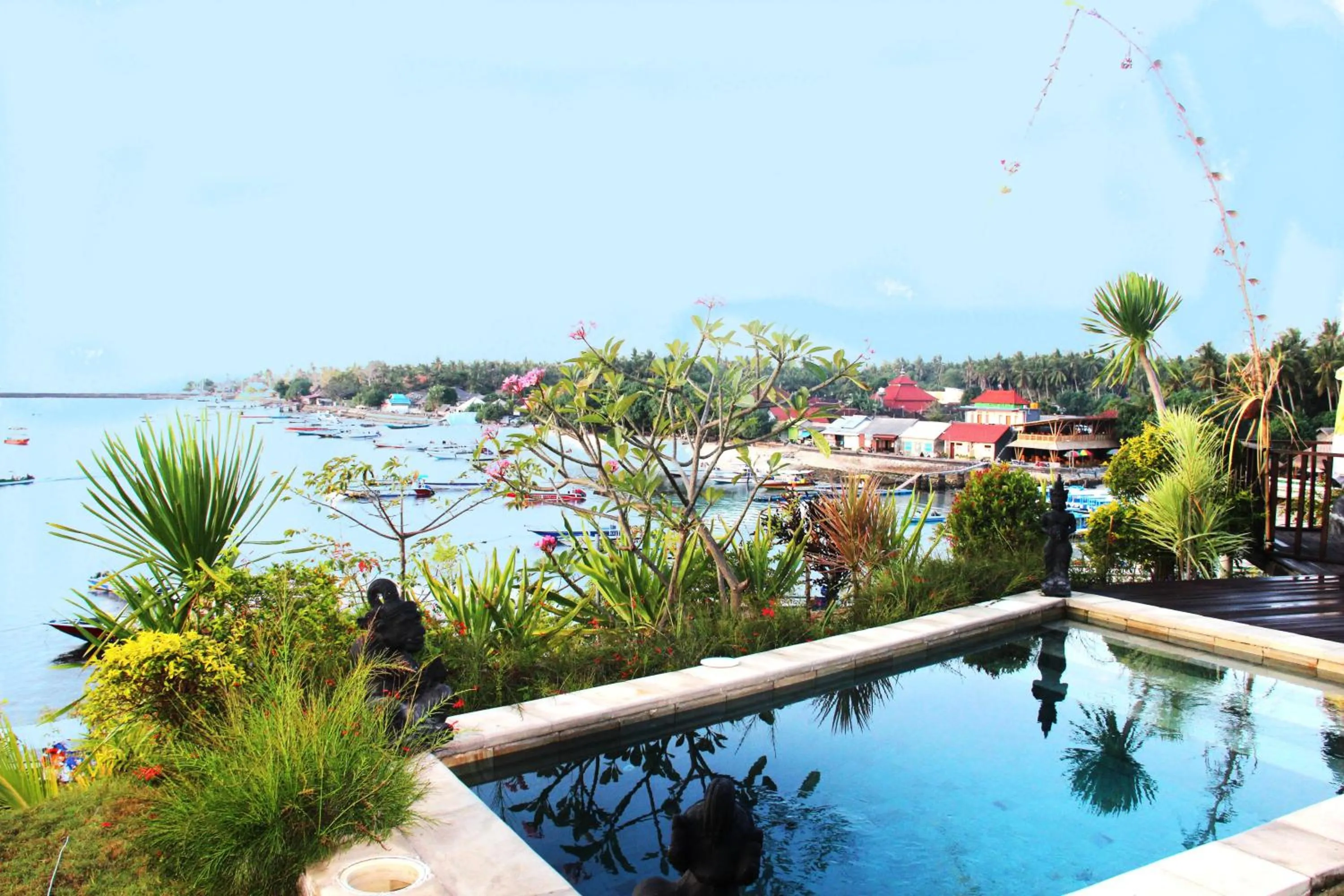 Pool view in Agung View Villa, Nusa Penida