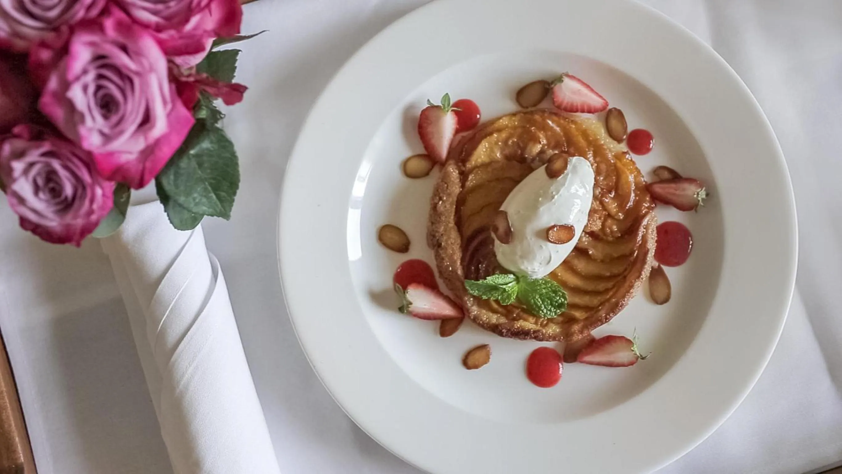 Food close-up in Delamar Greenwich Harbor