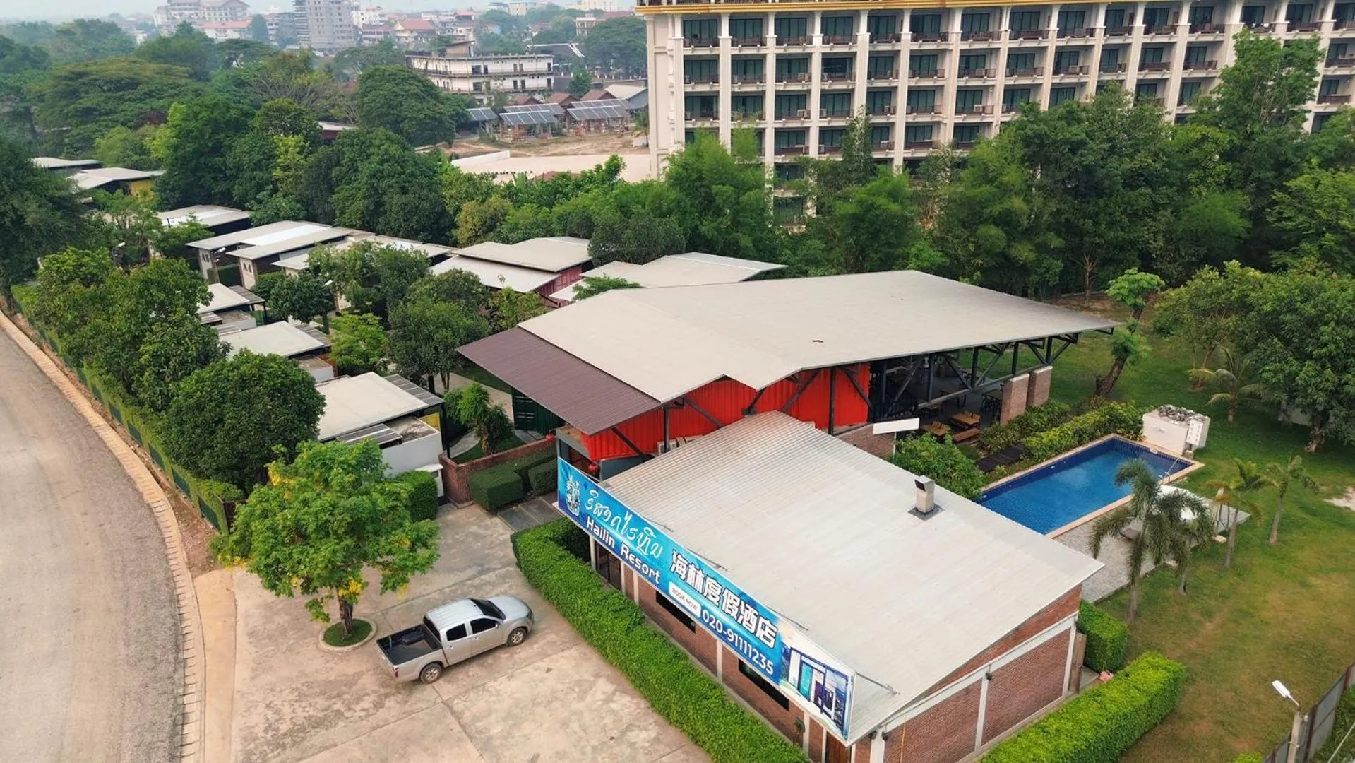 Property building in Kong Resort Vangvieng