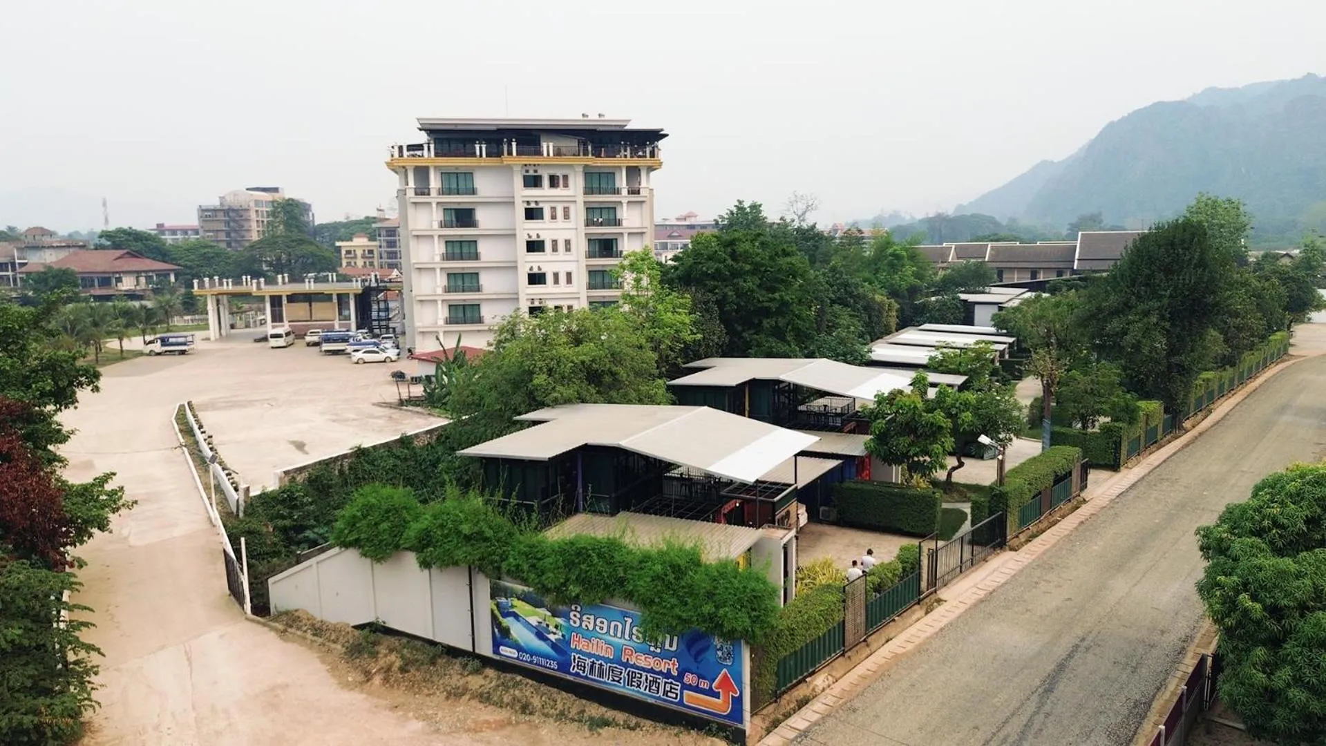 Property building in Kong Resort Vangvieng