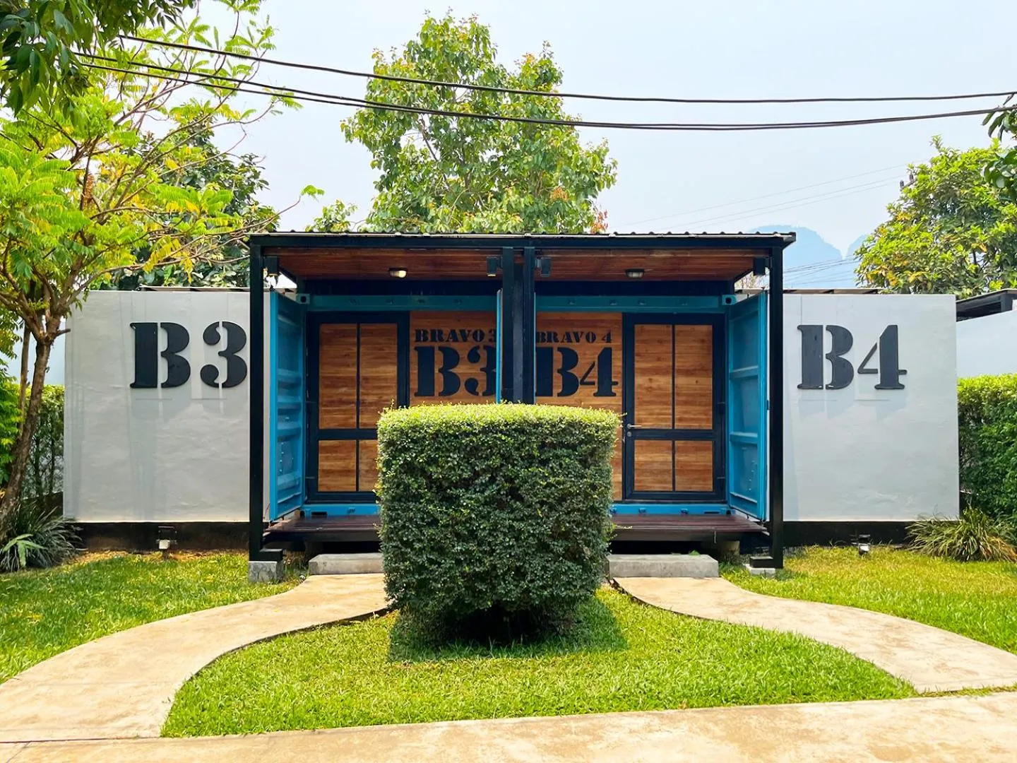 Property building in Kong Resort Vangvieng