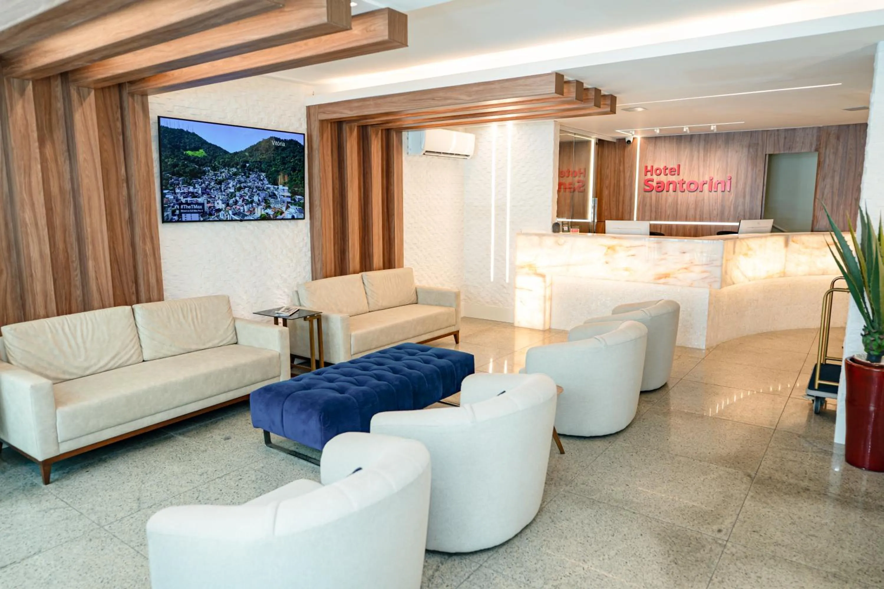 Lobby or reception in Hotel Santorini