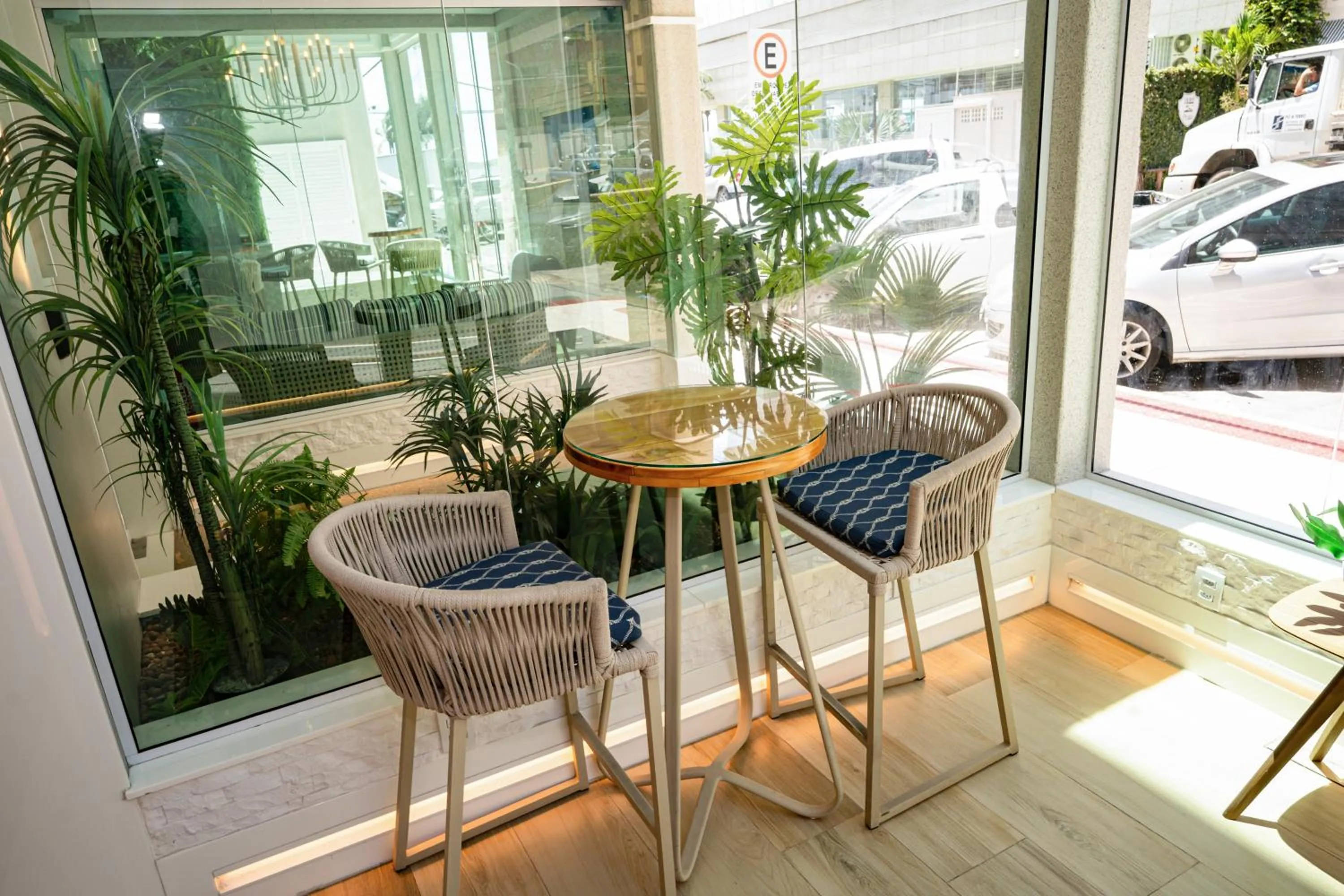 Lobby or reception in Hotel Santorini