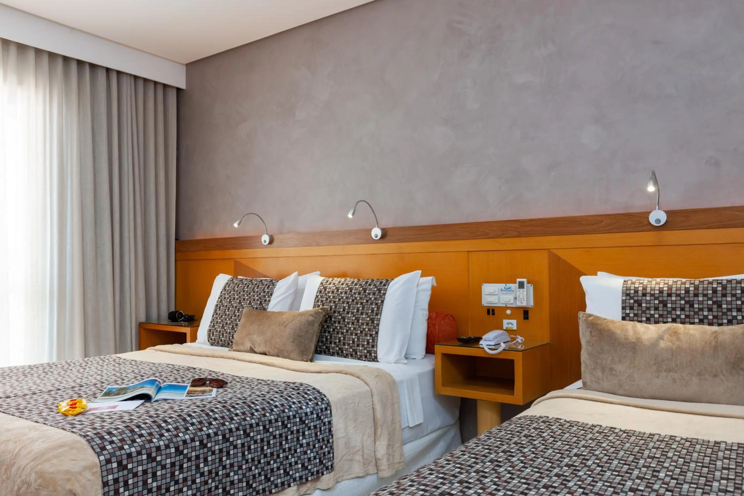 Bedroom, Bed in Hotel Santorini