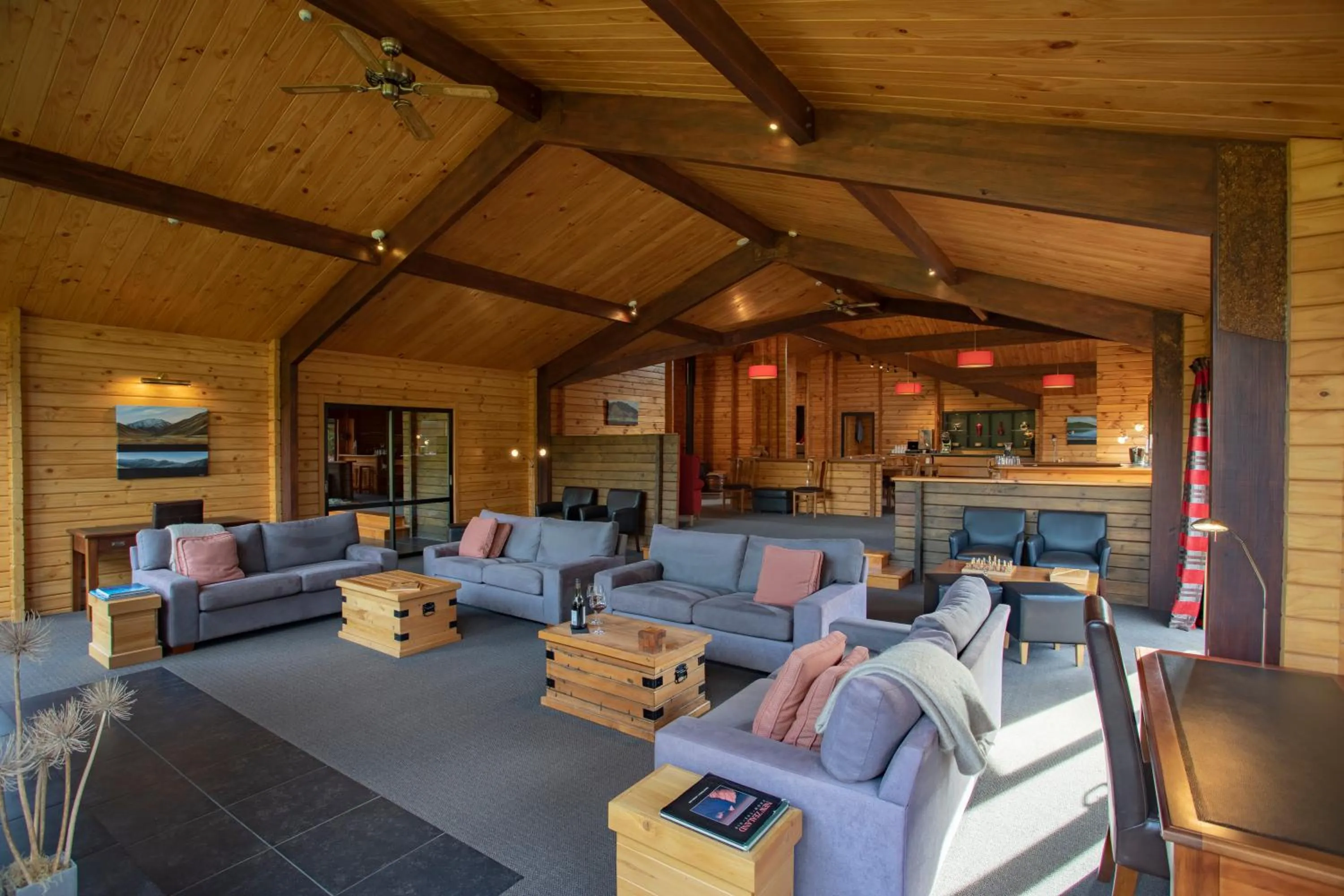 Living room in Westwood Lodge