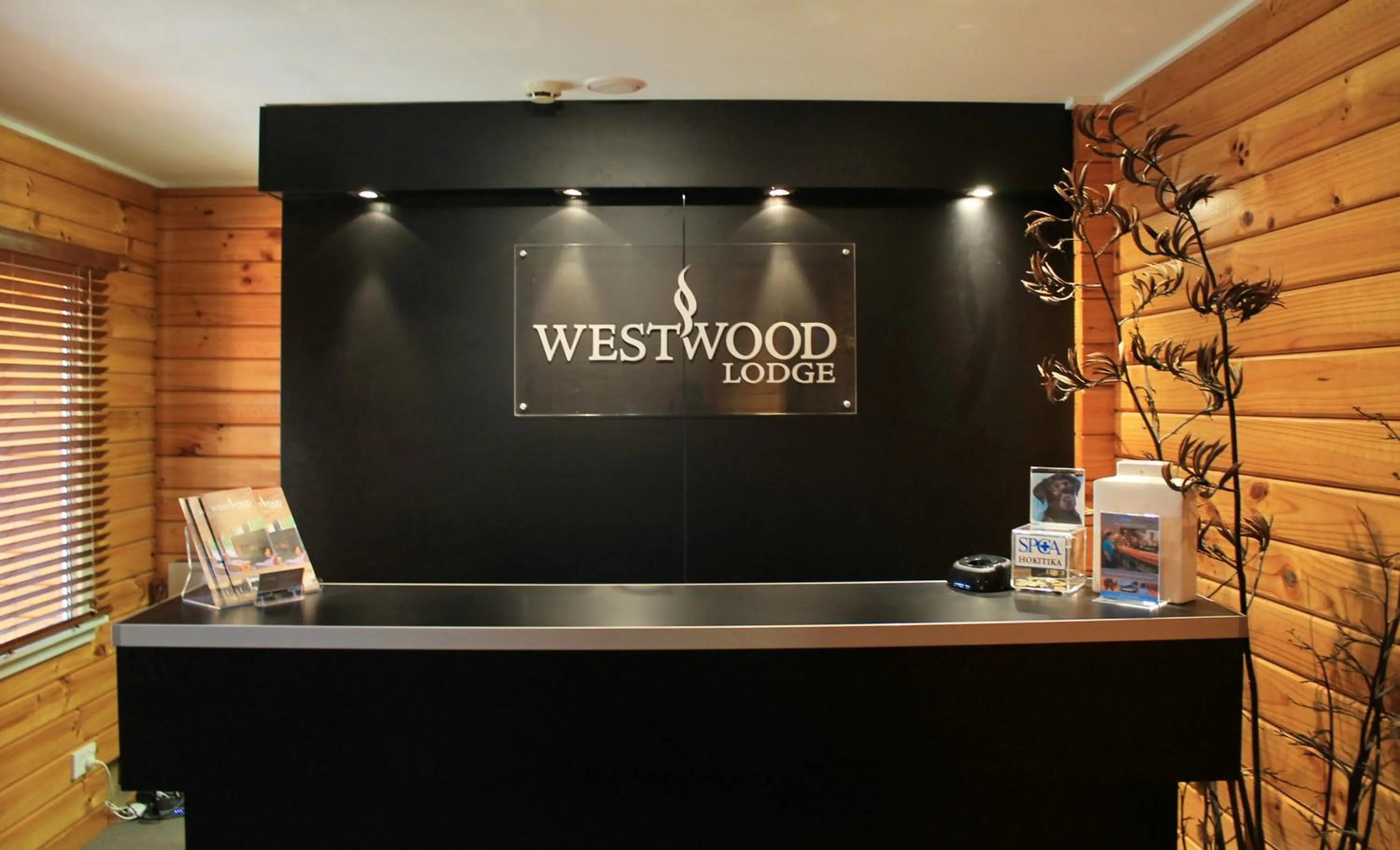 Property logo or sign in Westwood Lodge