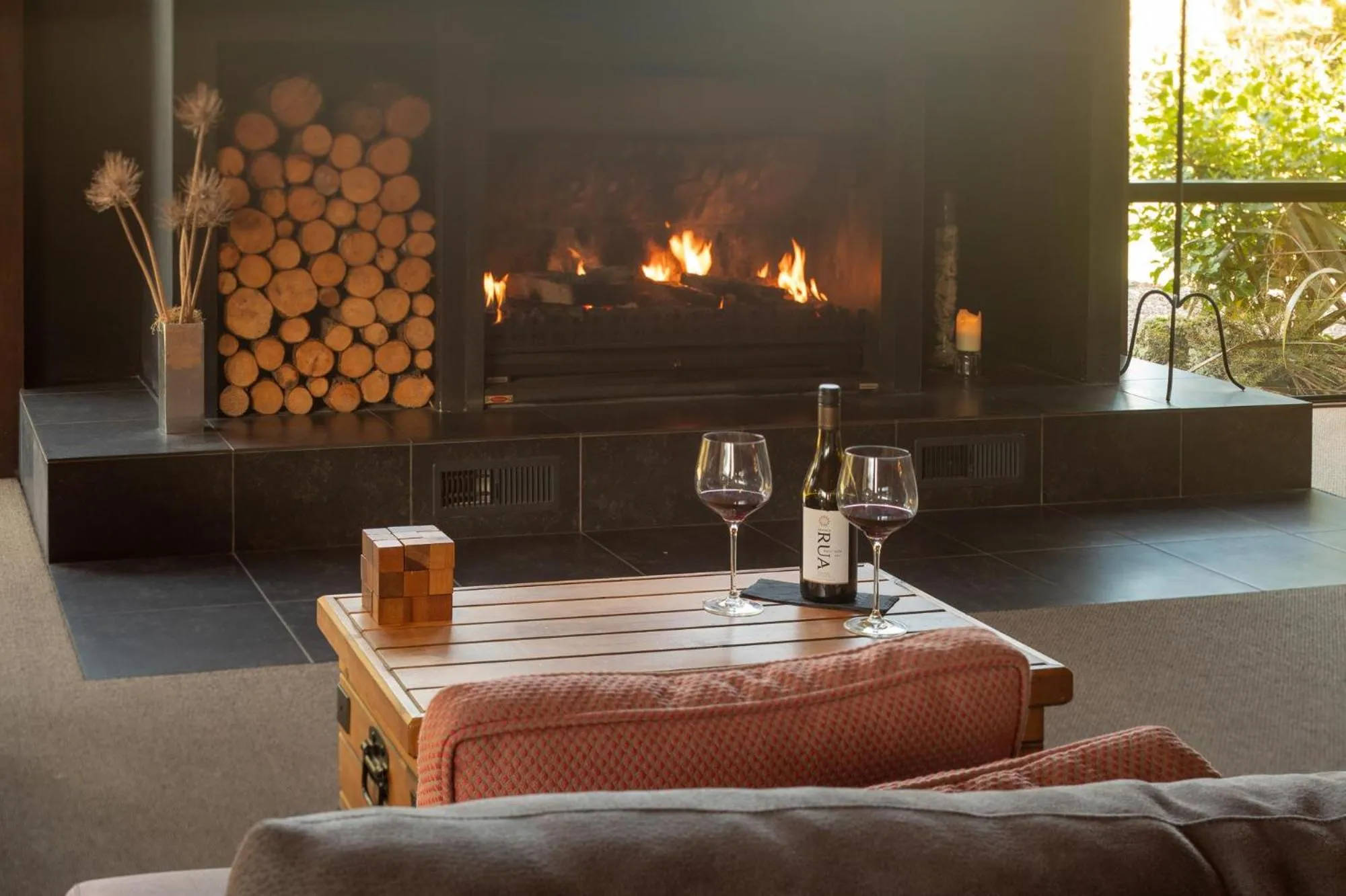 Living room in Westwood Lodge