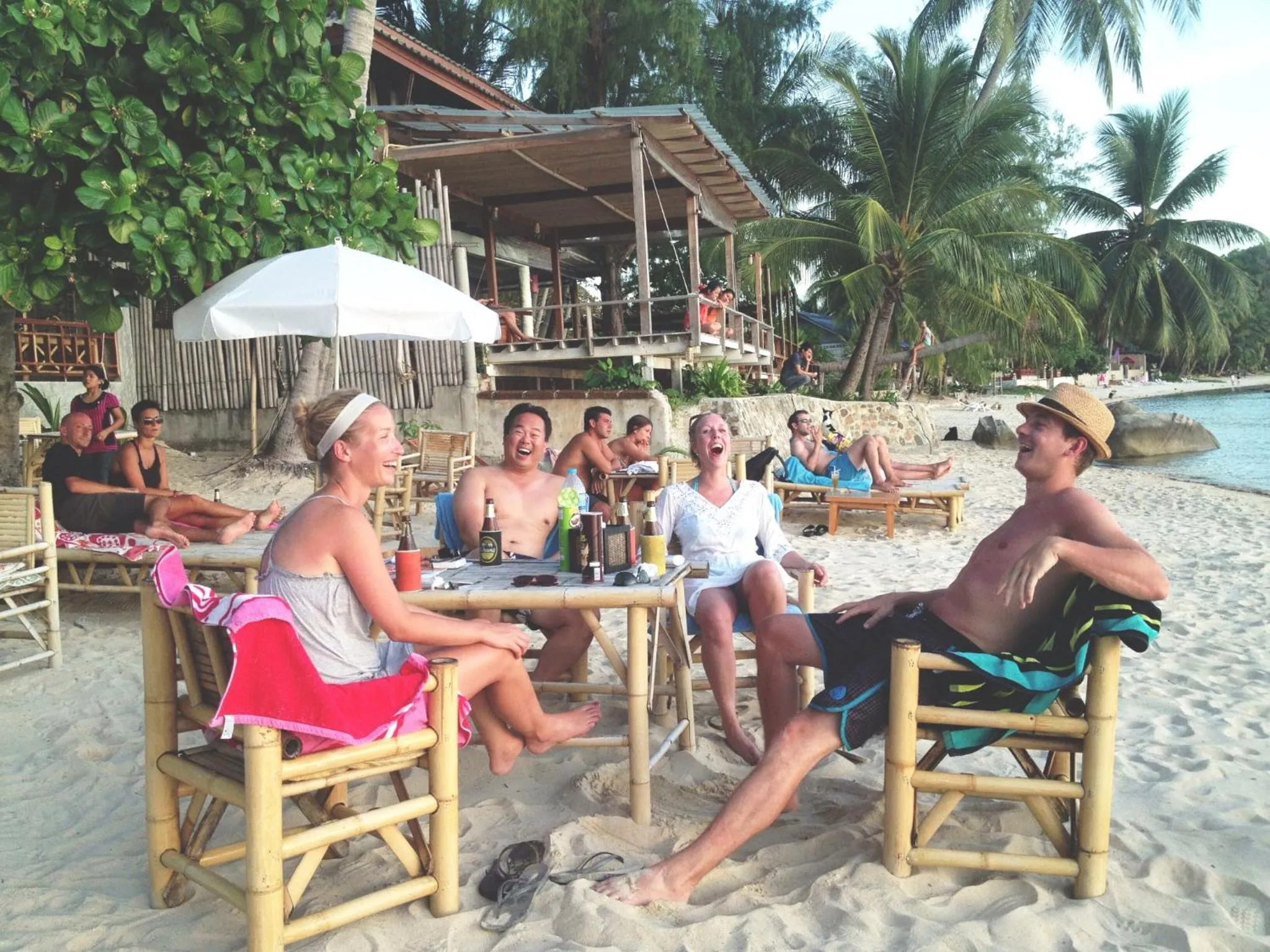 Entertainment in Benjamin's Hut