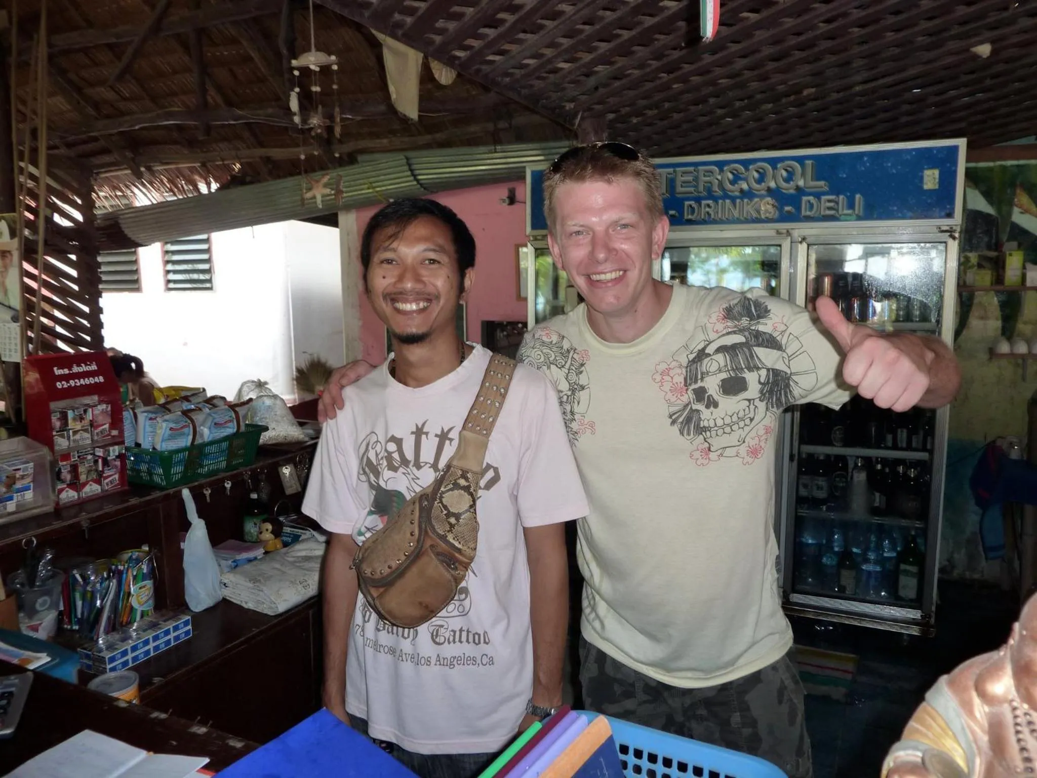 Guests in Benjamin's Hut