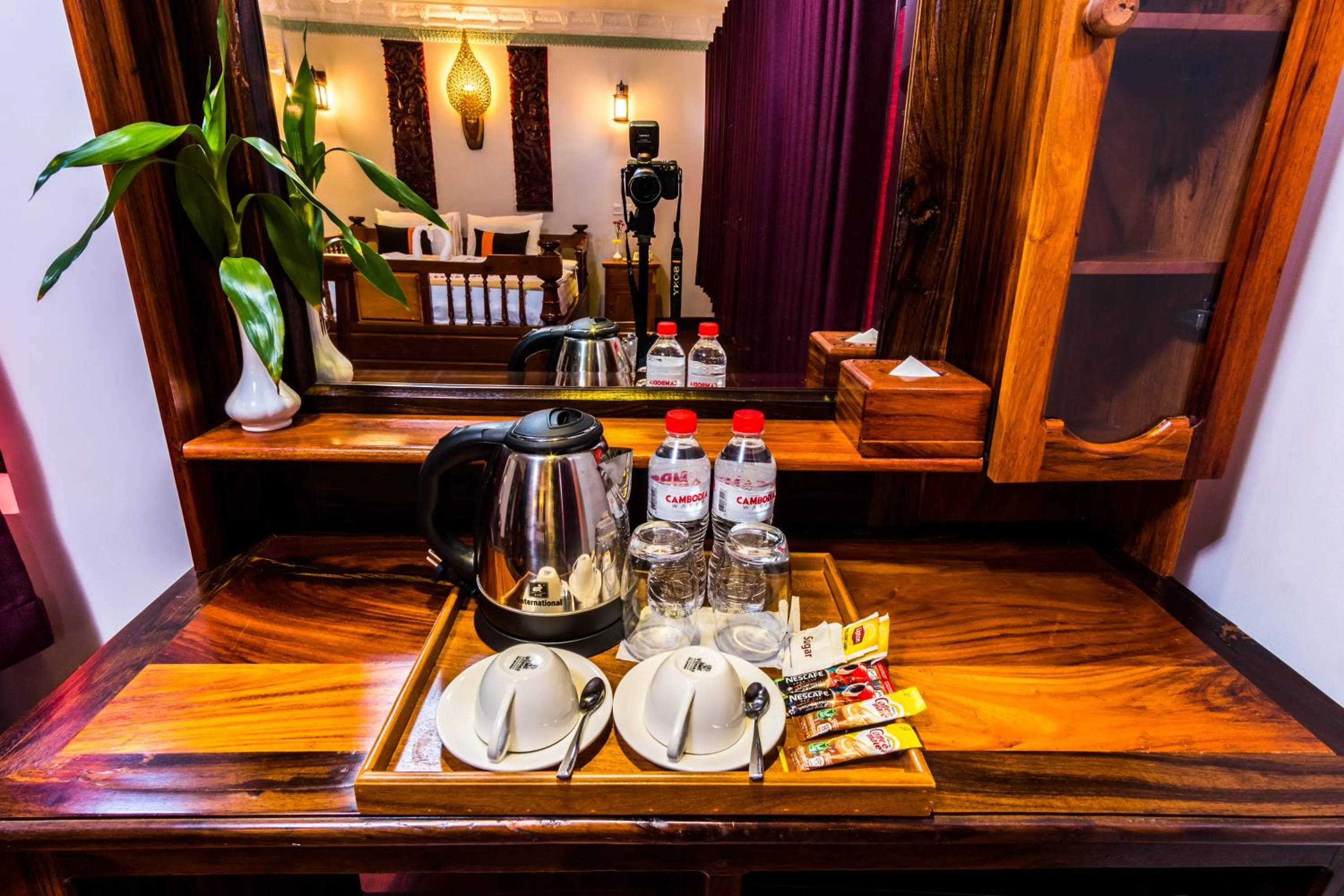 Coffee/tea facilities in Hello Cambodia Boutique